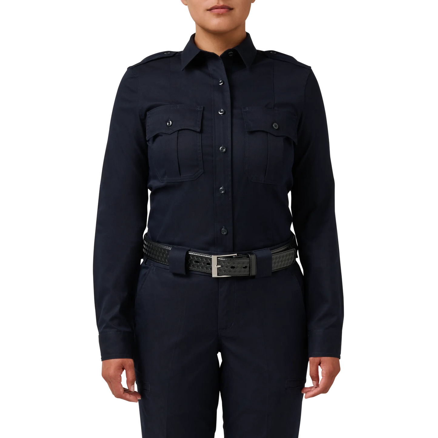 Women's 5.11 Stryke® LT PDU Class A Long Sleeve Shirt – Dark Navy