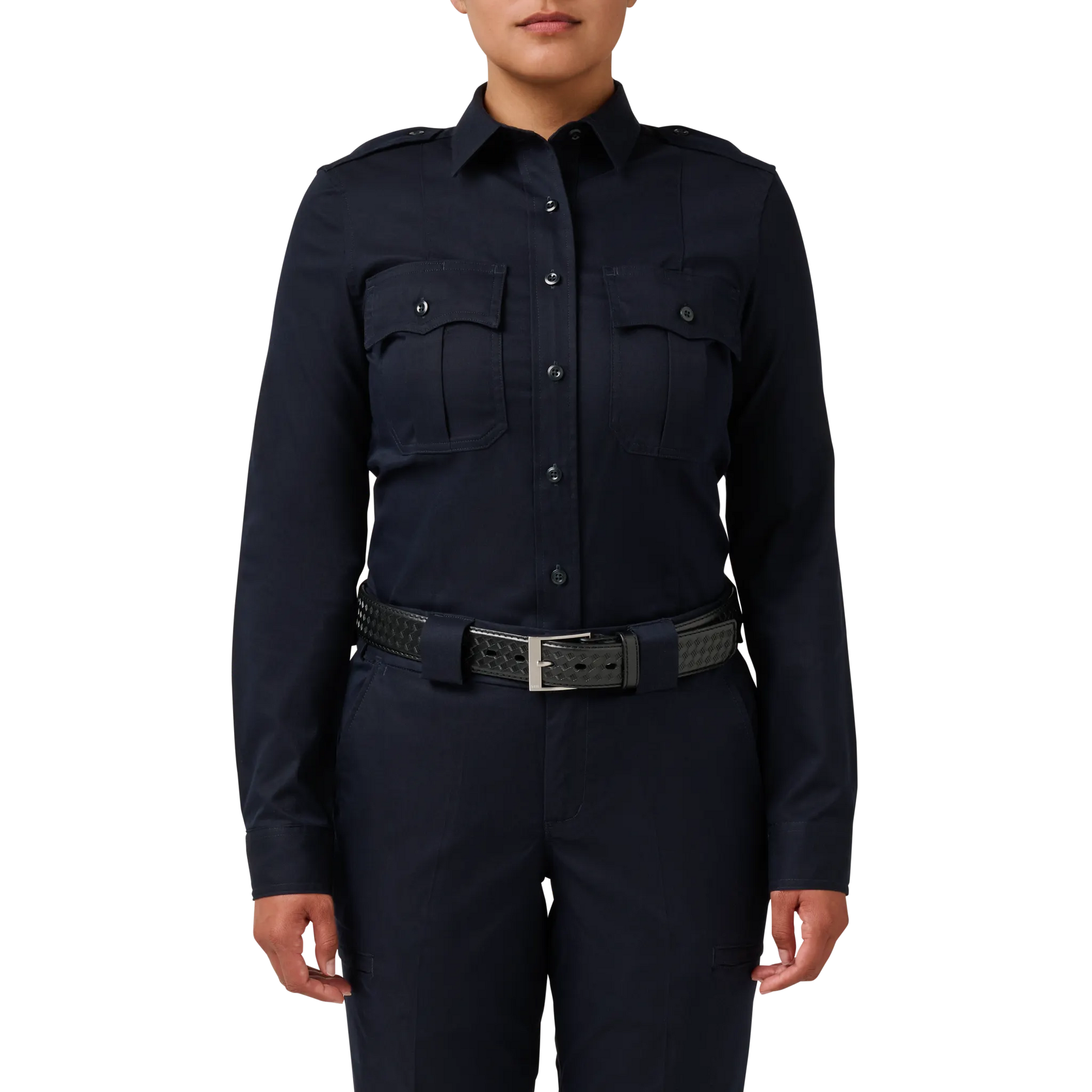 Women's 5.11 Stryke® LT PDU Class A Long Sleeve Shirt – Dark Navy