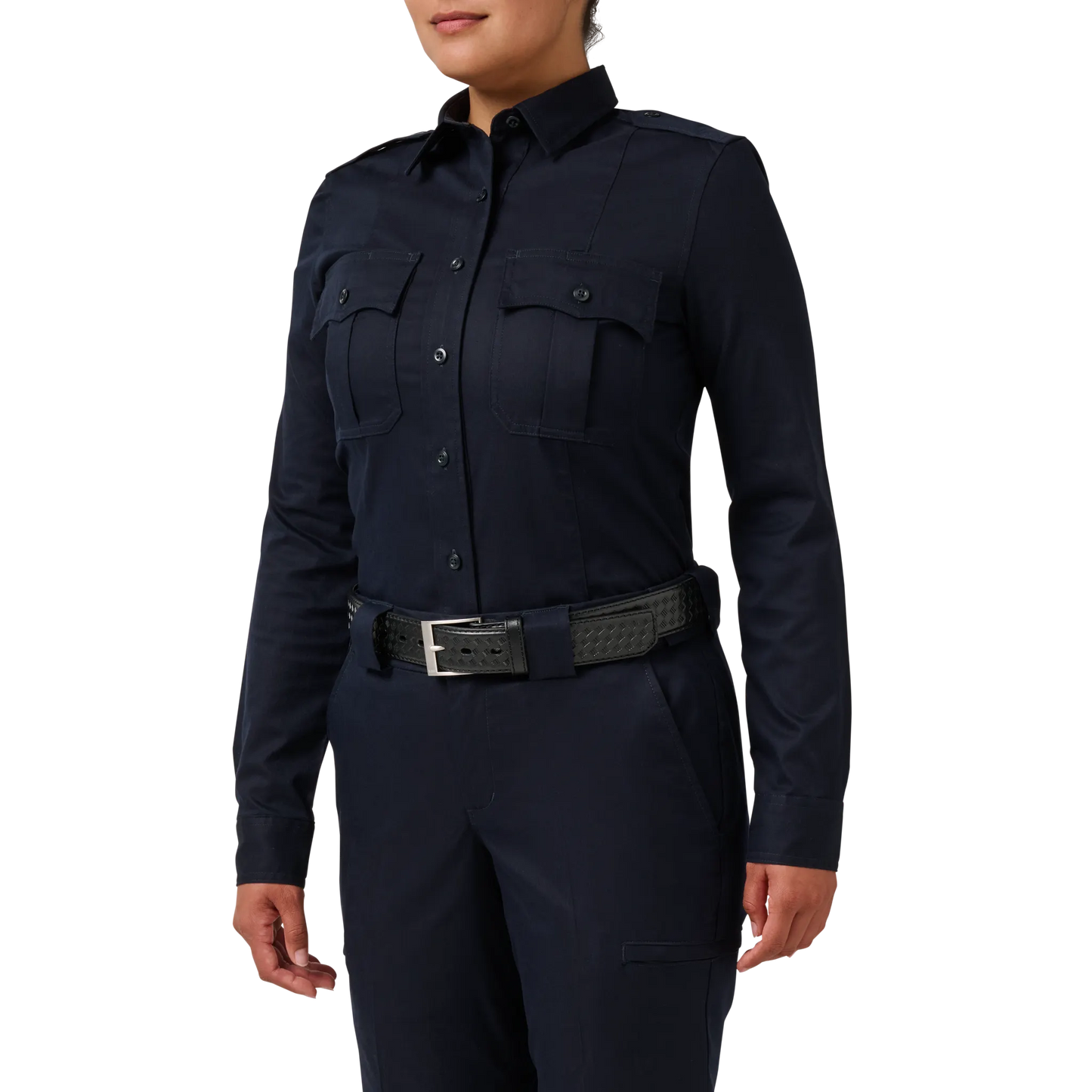 Women's 5.11 Stryke® LT PDU Class A Long Sleeve Shirt – Dark Navy