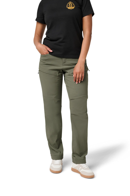 Women's Ceres Softshell Pant – Tank Green