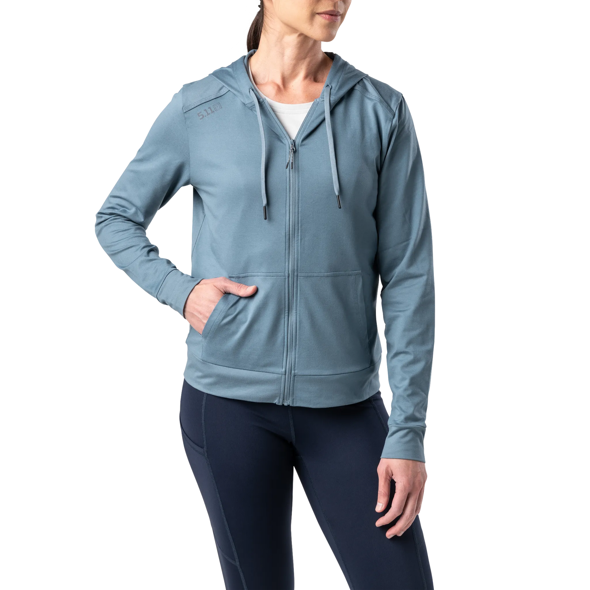 PT-R Emily Full Zip – Grey Blue