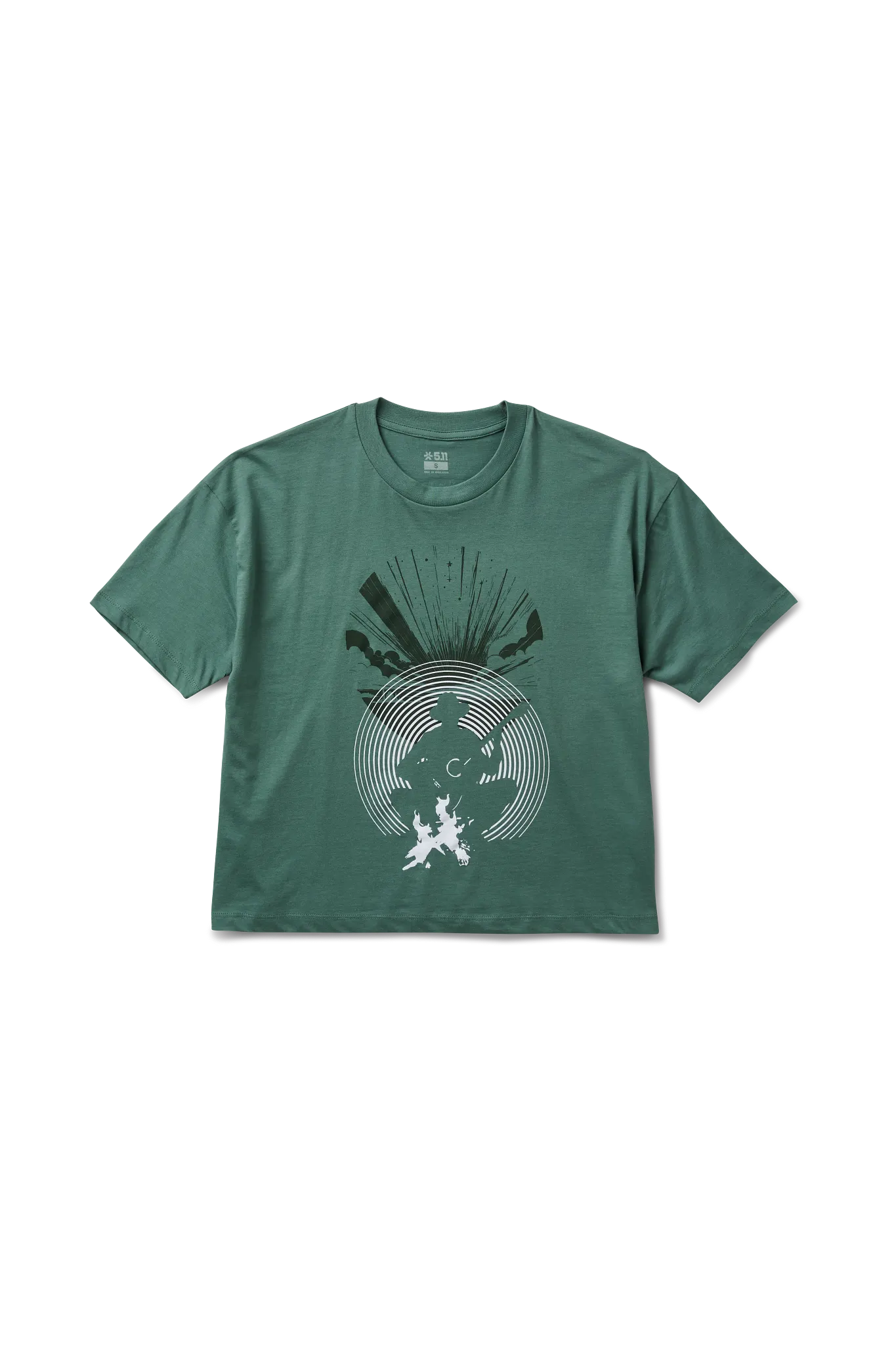 Women's Campfire Boxy Short Sleeve Tee – Willow Green