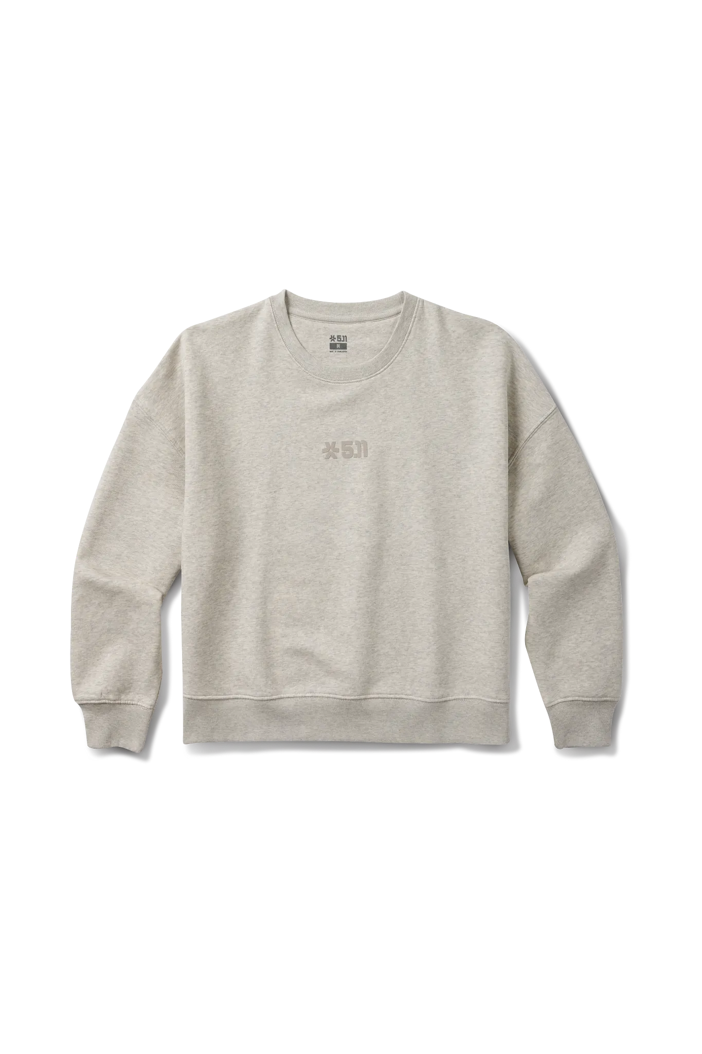 Women's Simple Parallax Fleece Crewneck Sweatshirt – Ash Heather