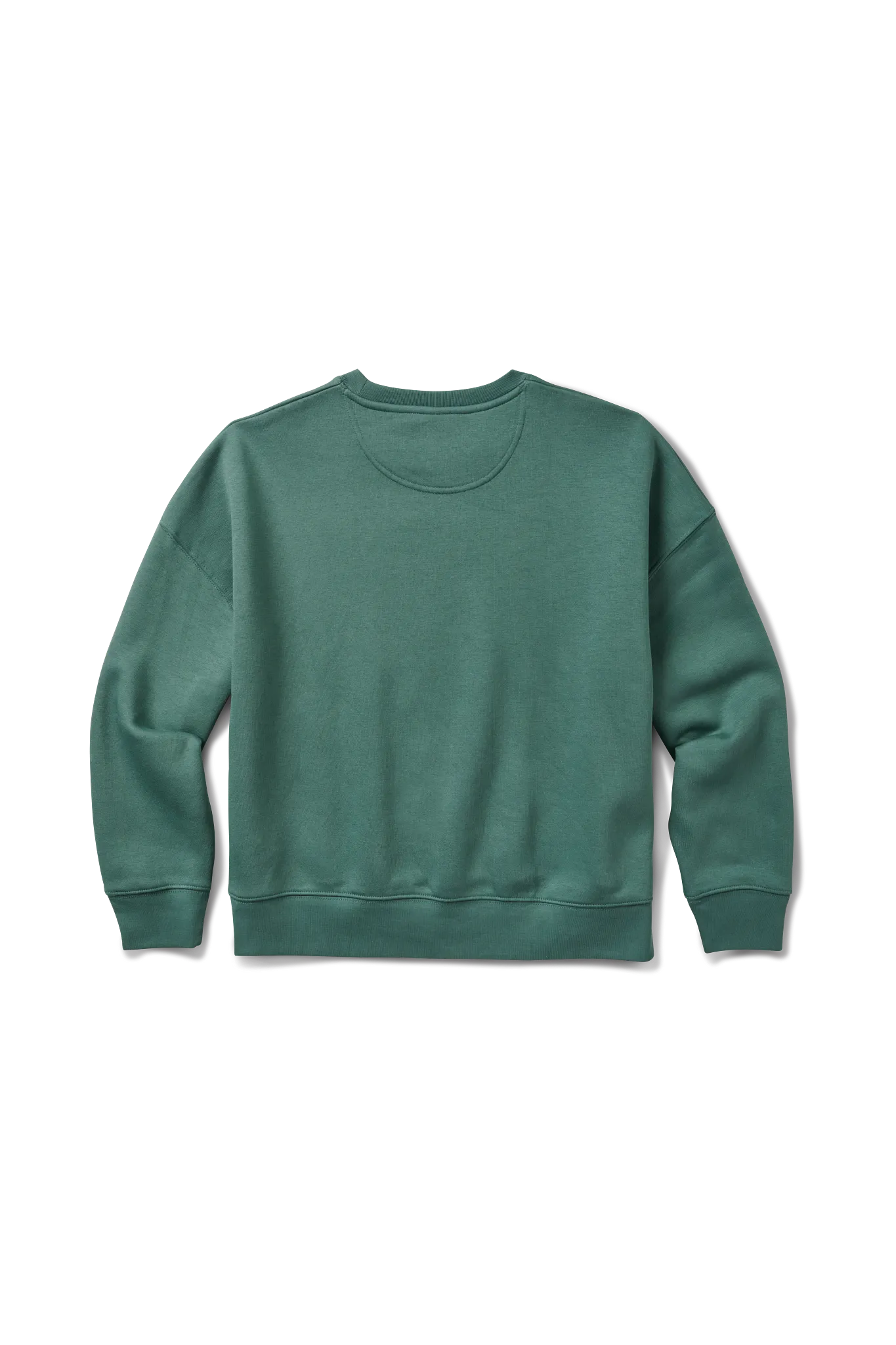 Women's Simple Parallax Fleece Crewneck Sweatshirt – Willow Green