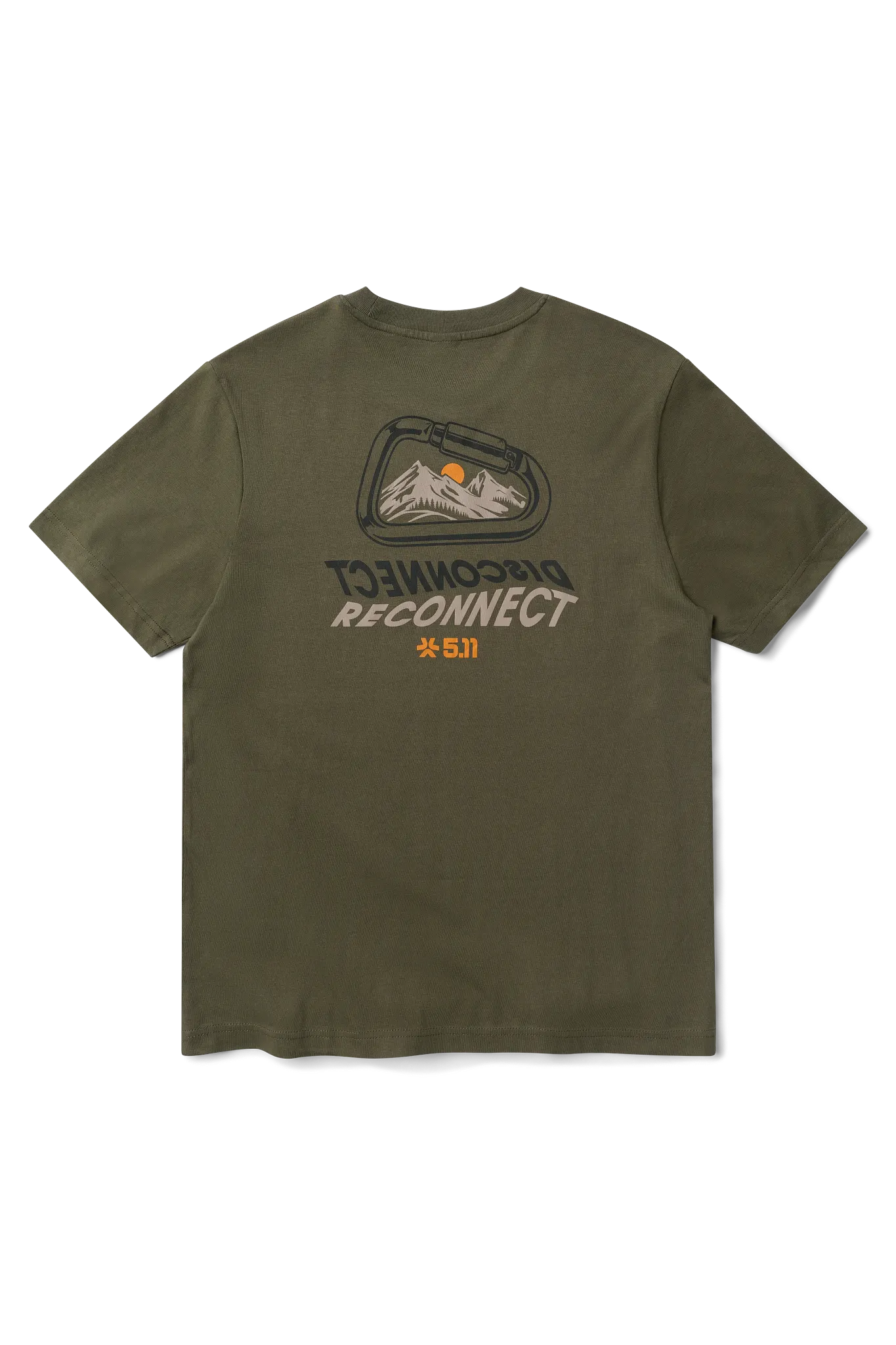 5.11® Men's Disconnect Relaxed Short Sleeve Tee – Kalamata Green