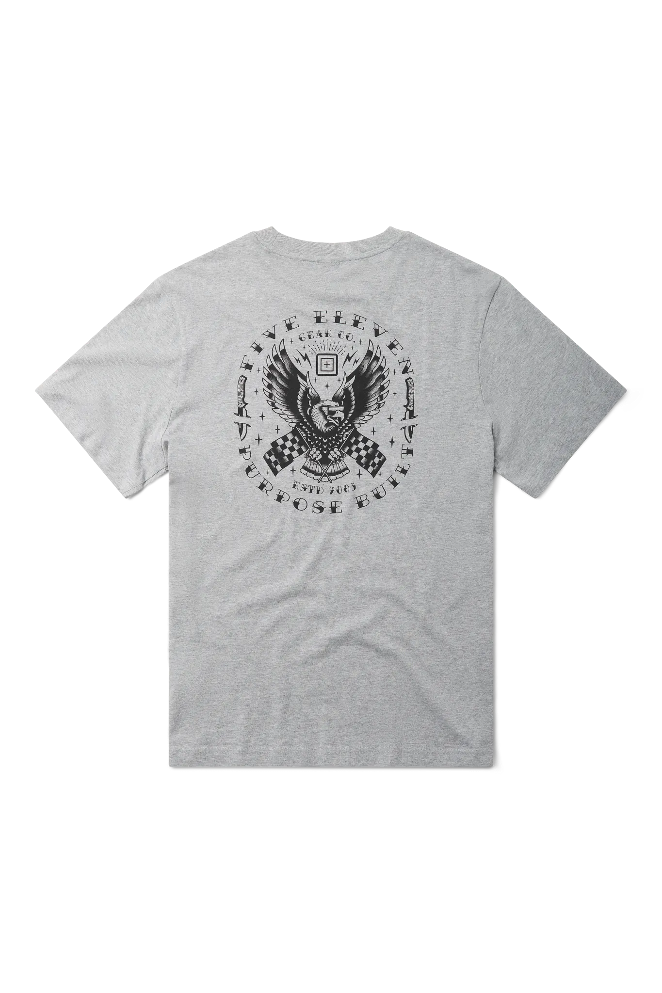 Men's Eagle Relaxed Short Sleeve Tee – Heather Gray