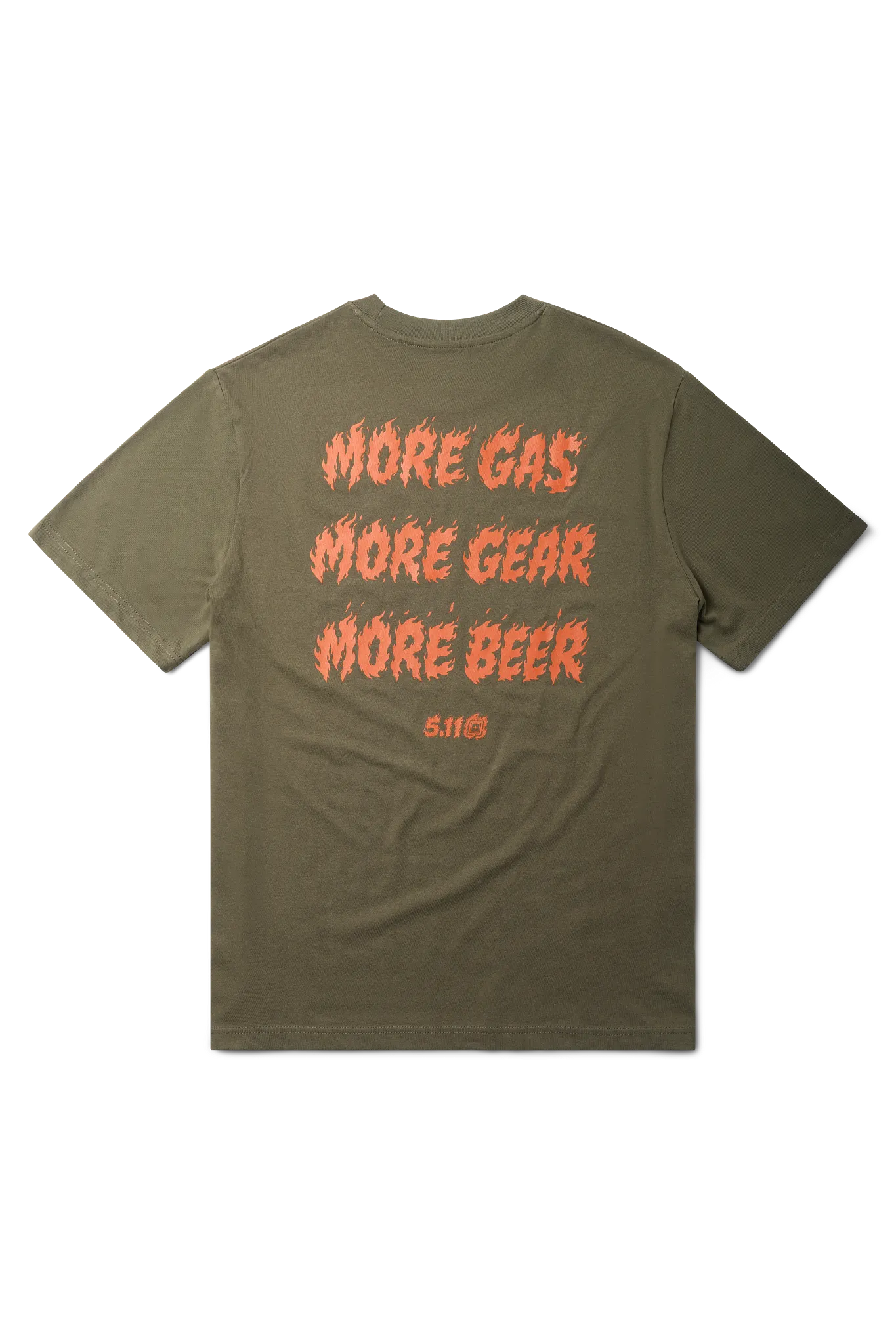 Men's Gas Gear Beer Relaxed Short Sleeve Tee – Kalamata Green
