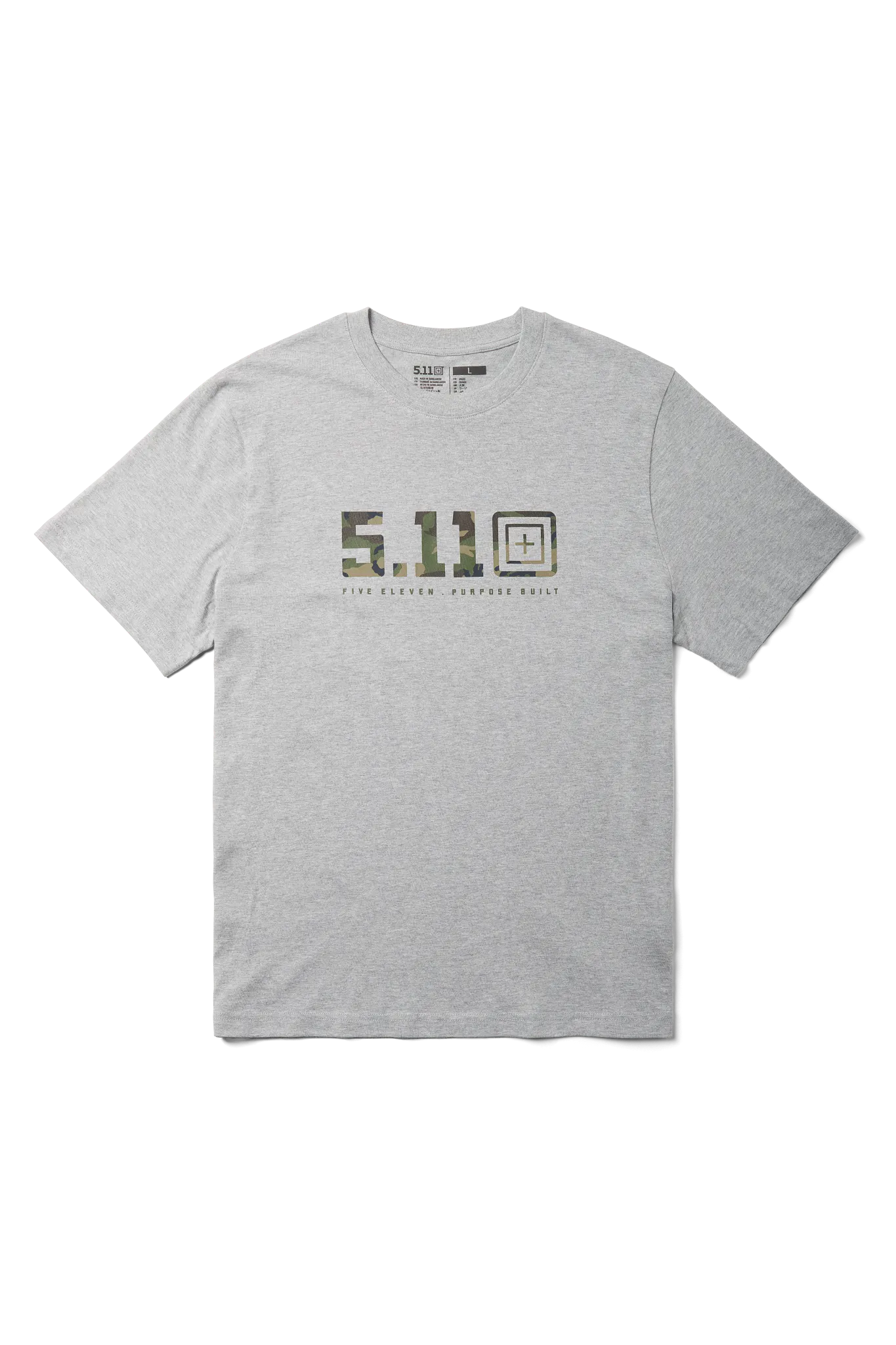 Men's Precision Camo Relaxed Short Sleeve Tee – Heather Gray