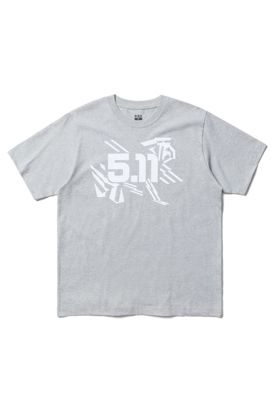 5.11® Men's N4S Oversized Short Sleeve Tee – Heather Gray