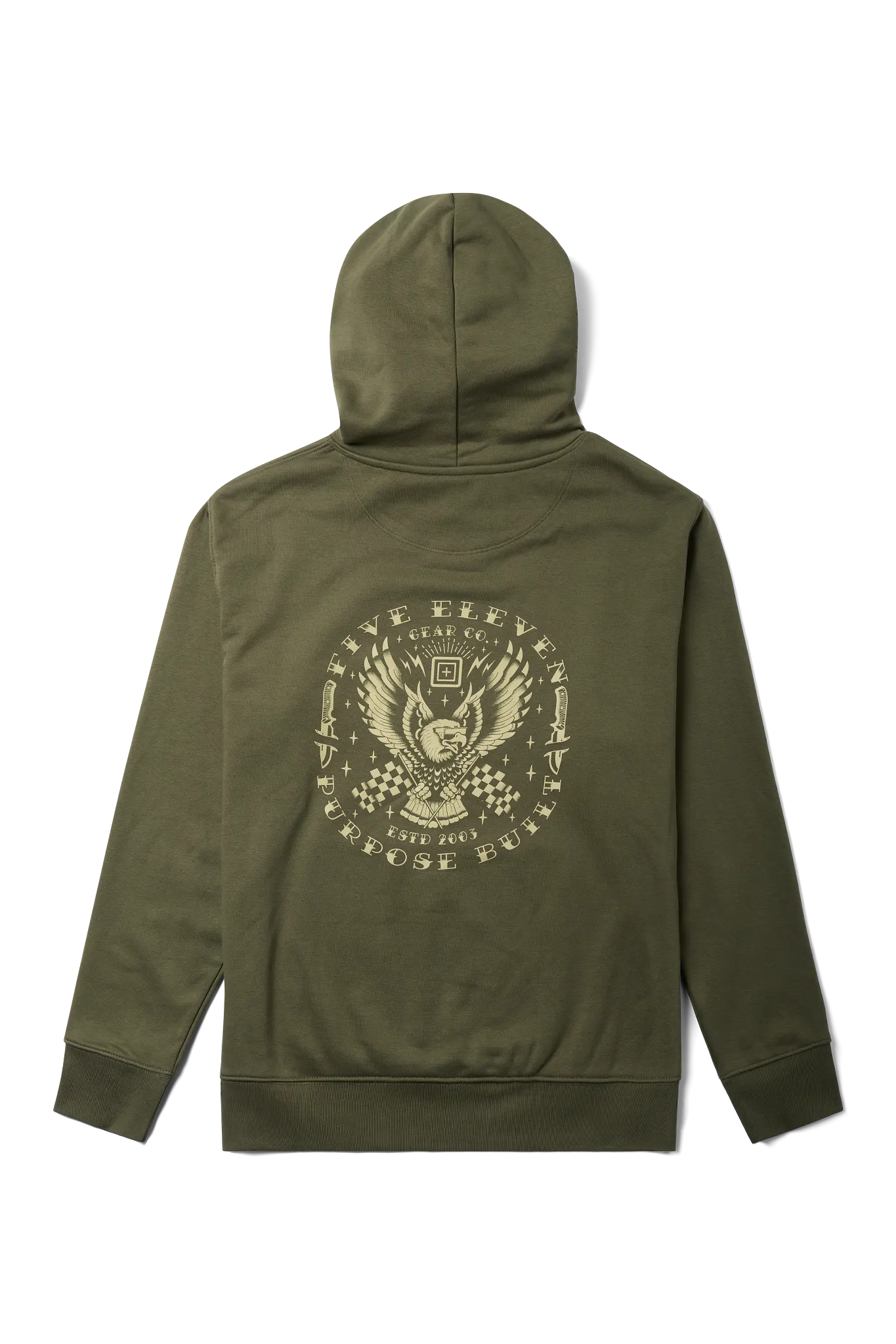 Men's Eagle Midweight Hoodie – Kalamata Green