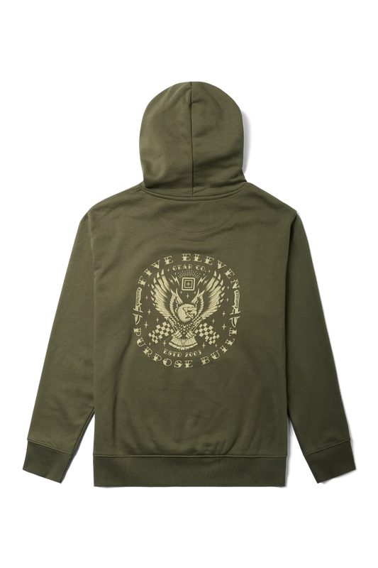 Men's Eagle Midweight Hoodie – Kalamata Green
