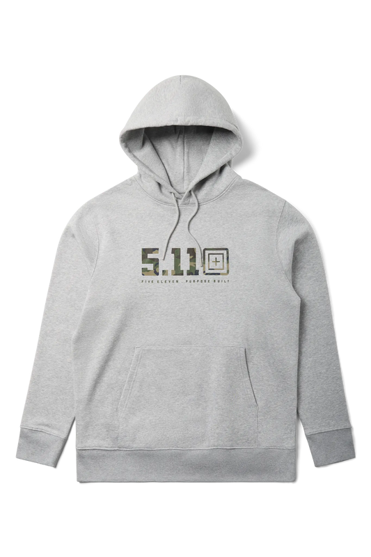 Men's Precision Camo Midweight Hoodie – Heather Gray