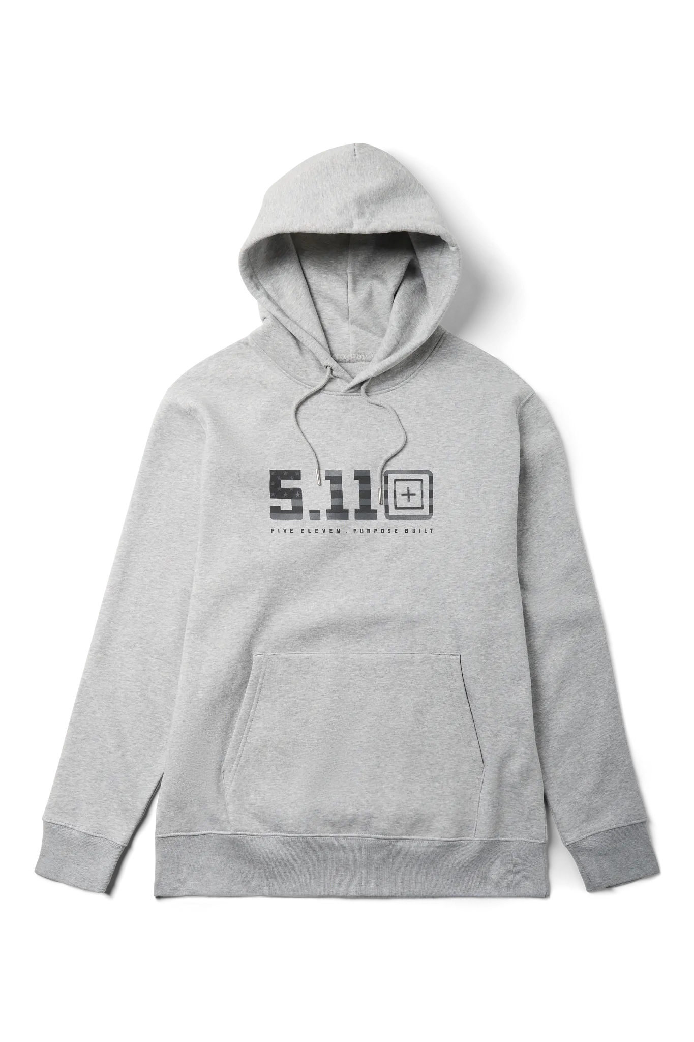 Men's Precision USA Flag Midweight Hoodie – Heather Gray