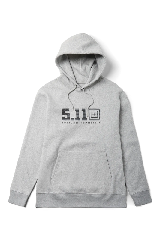 Men's Precision USA Flag Midweight Hoodie – Heather Gray