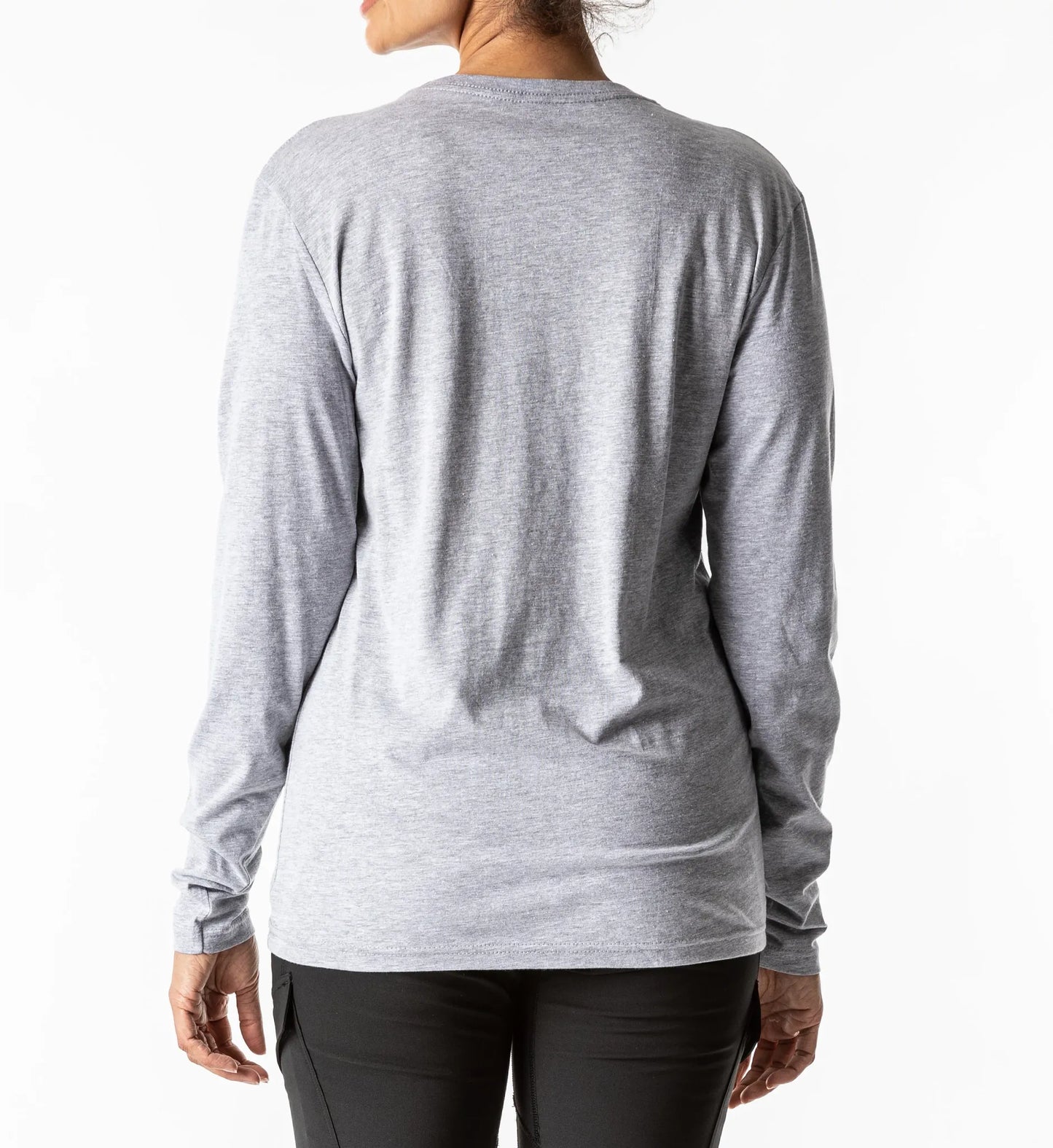 Women's Sticks And Stones Long Sleeve Tee – Heather Gray