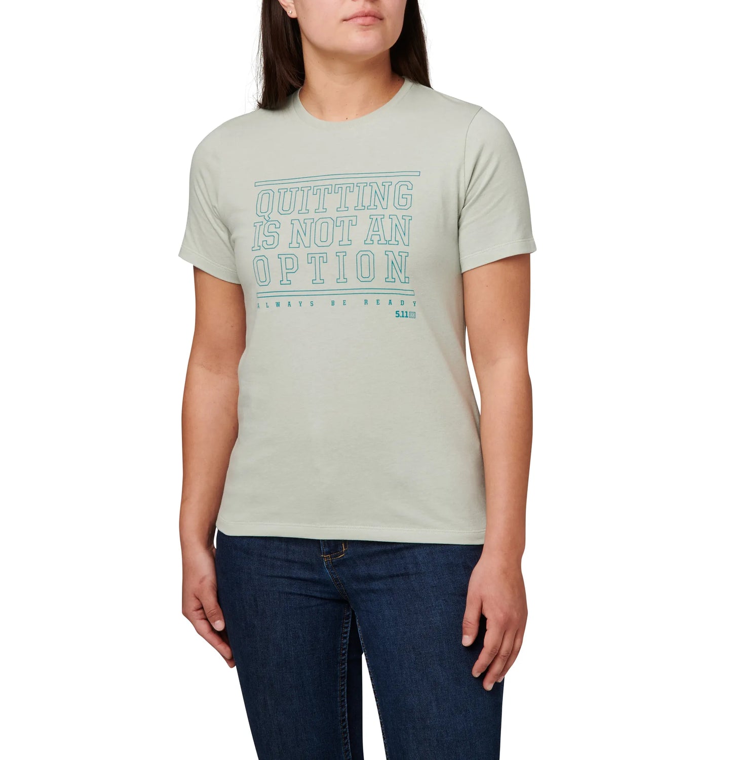 Not An Option Tee – Clean Sage