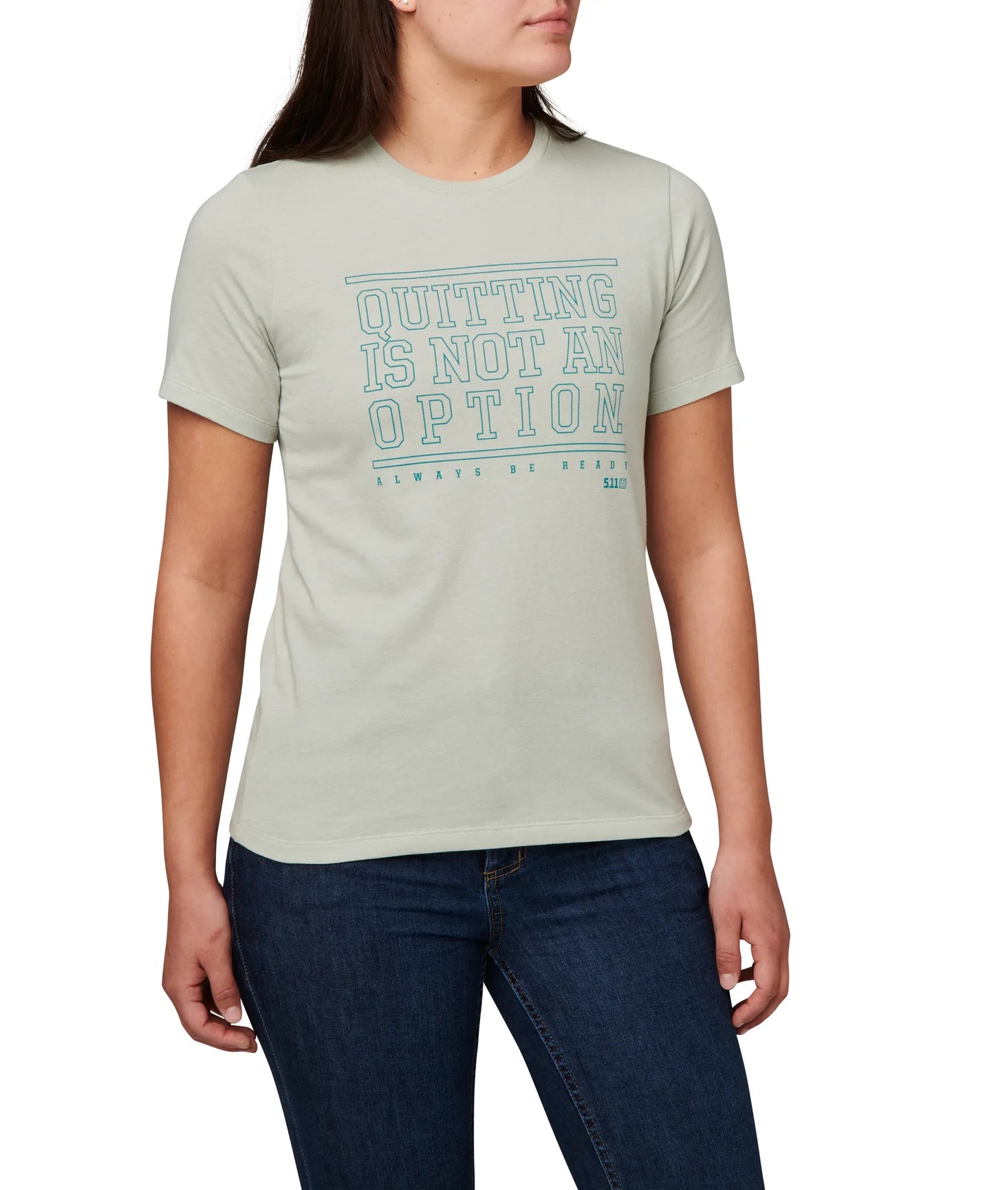 Not An Option Tee – Clean Sage