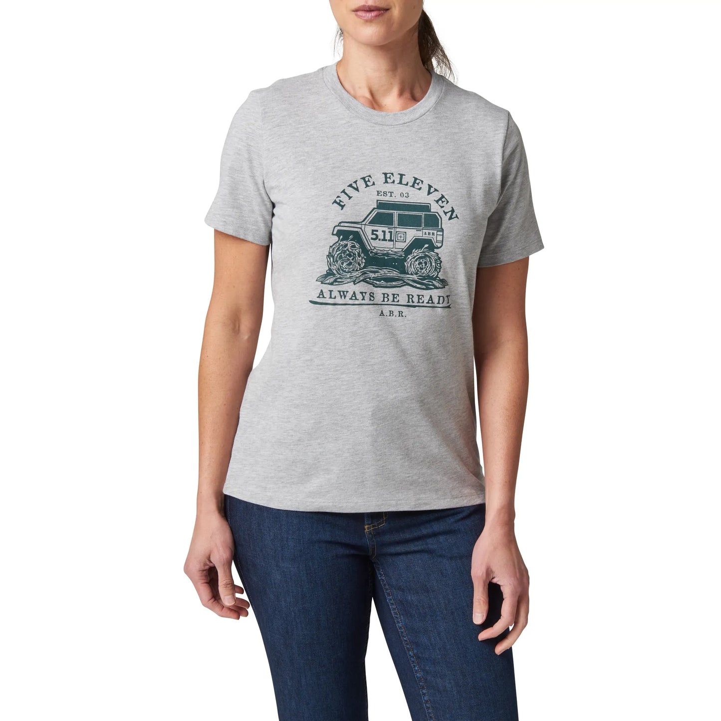 Women’s Off-road Tee – Heather Gray