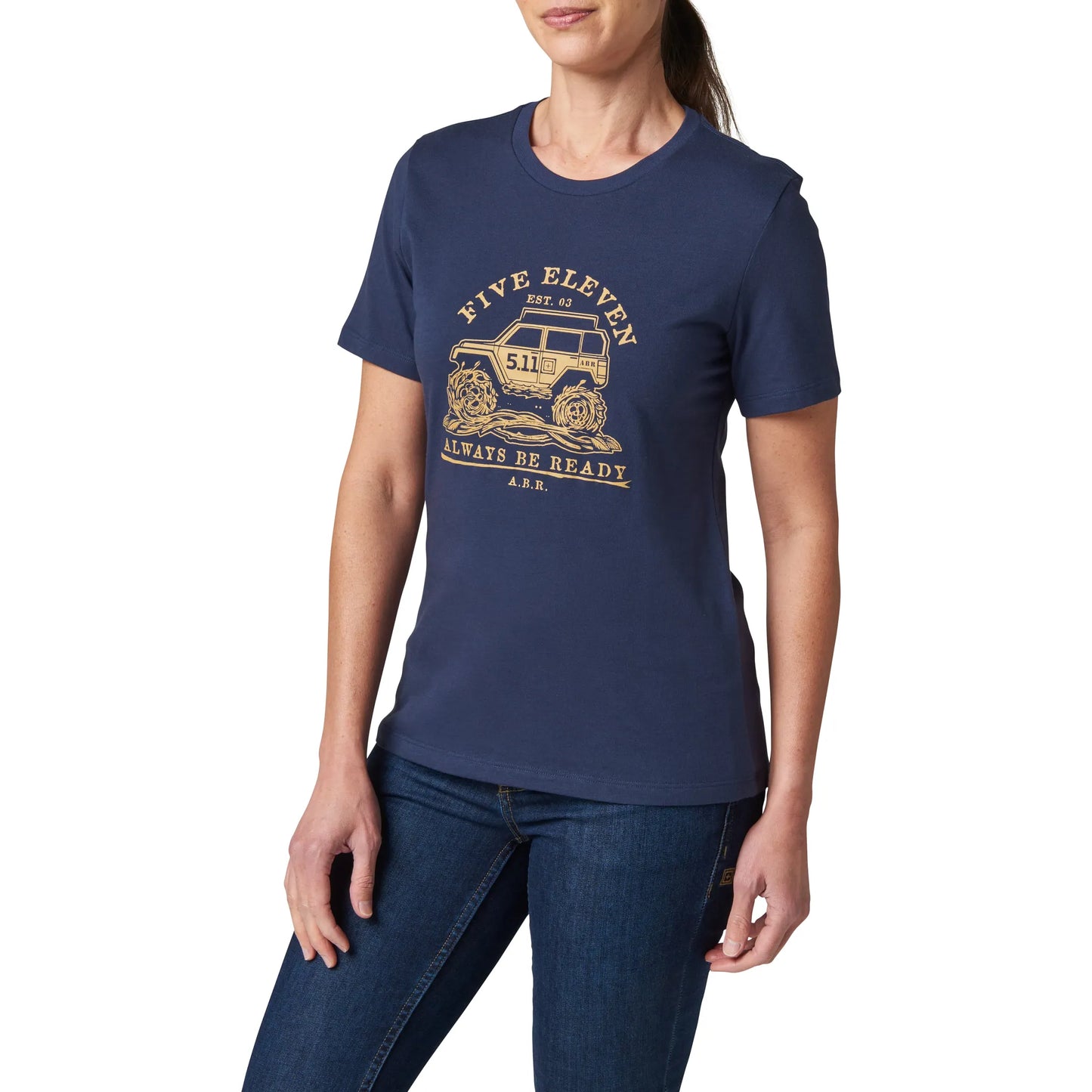Women’s Off-road Tee – Pacific Navy