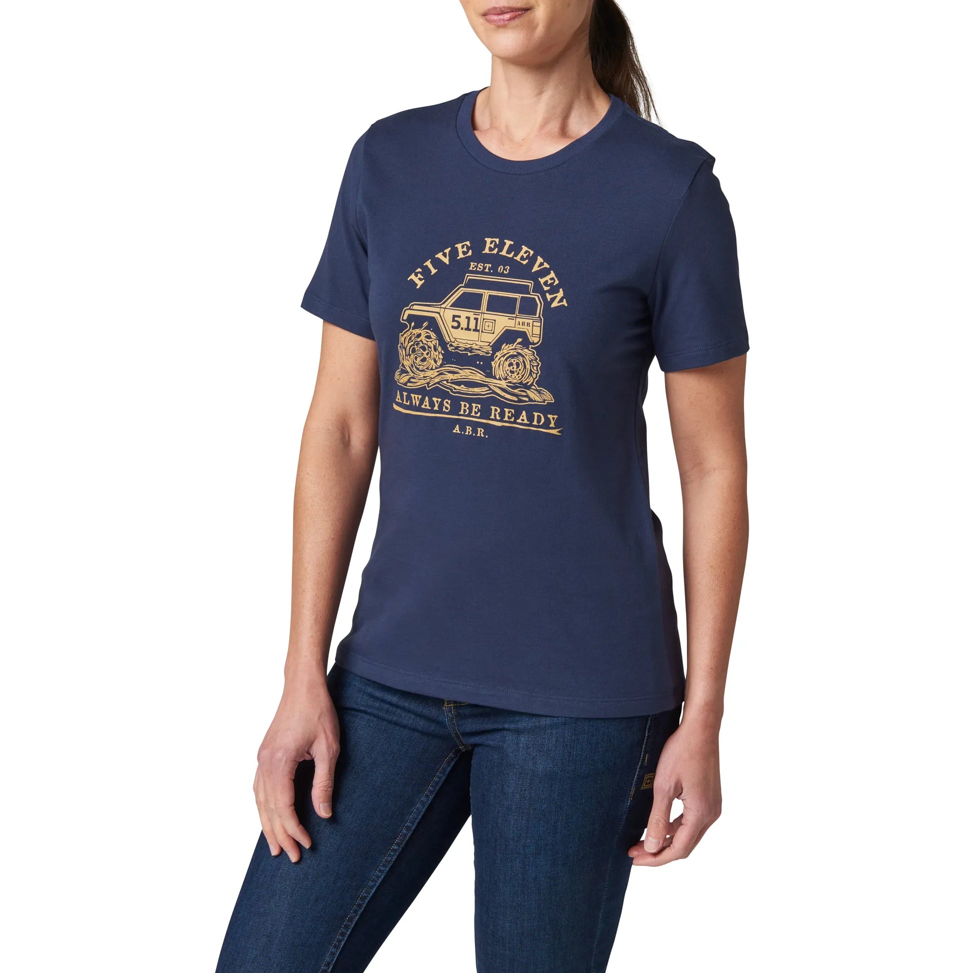 Women’s Off-road Tee – Pacific Navy