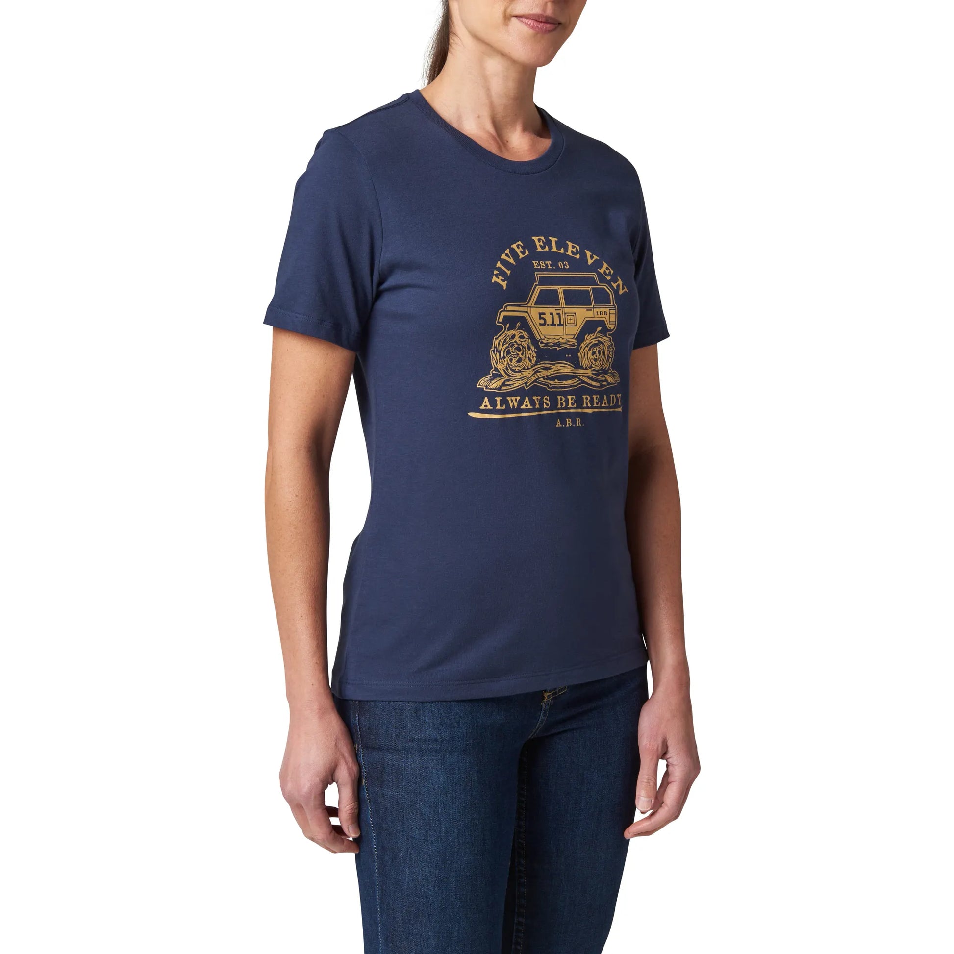 Women’s Off-road Tee – Pacific Navy