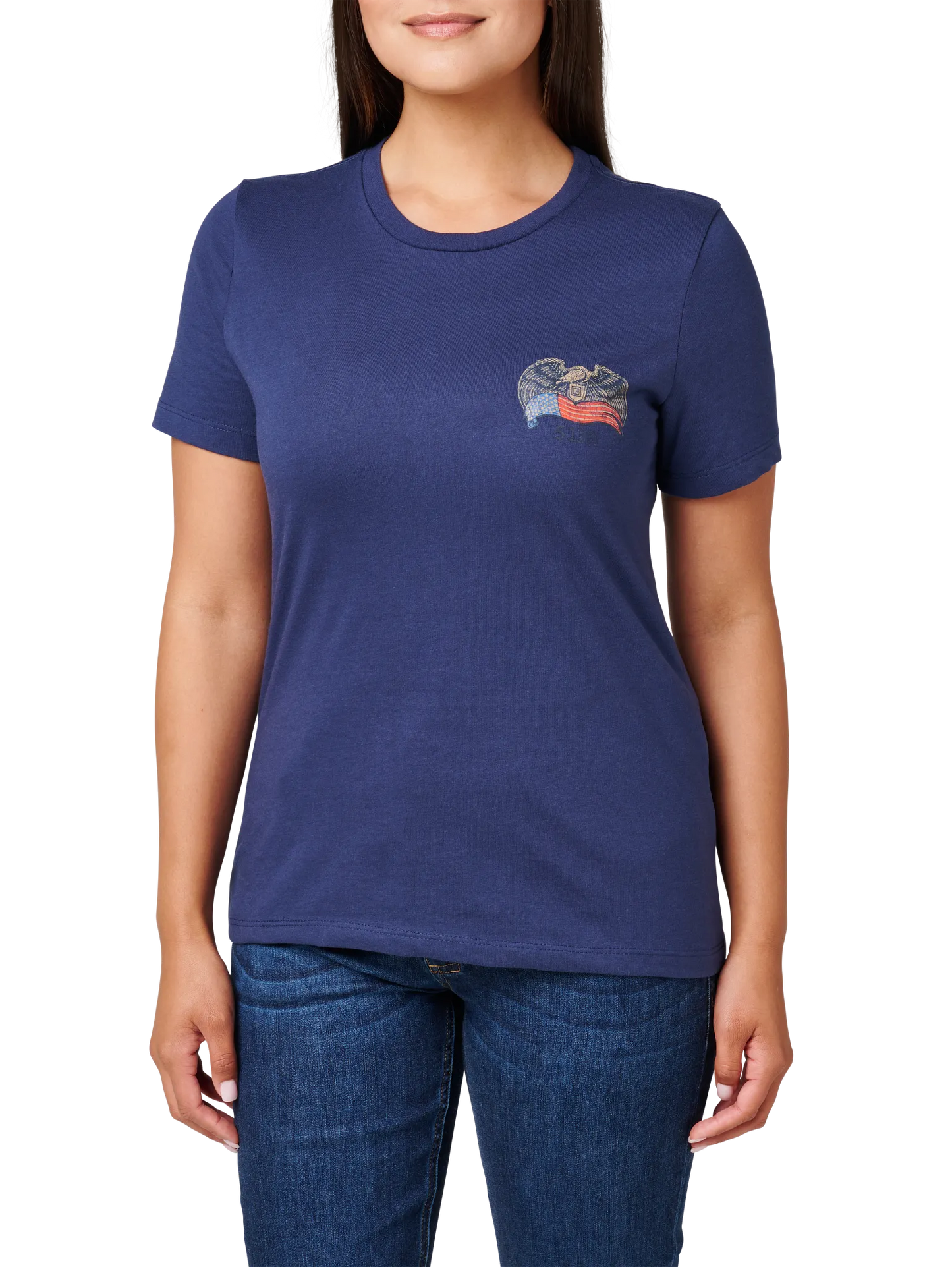 Women's Birds & Banners Tee – Pacific Navy