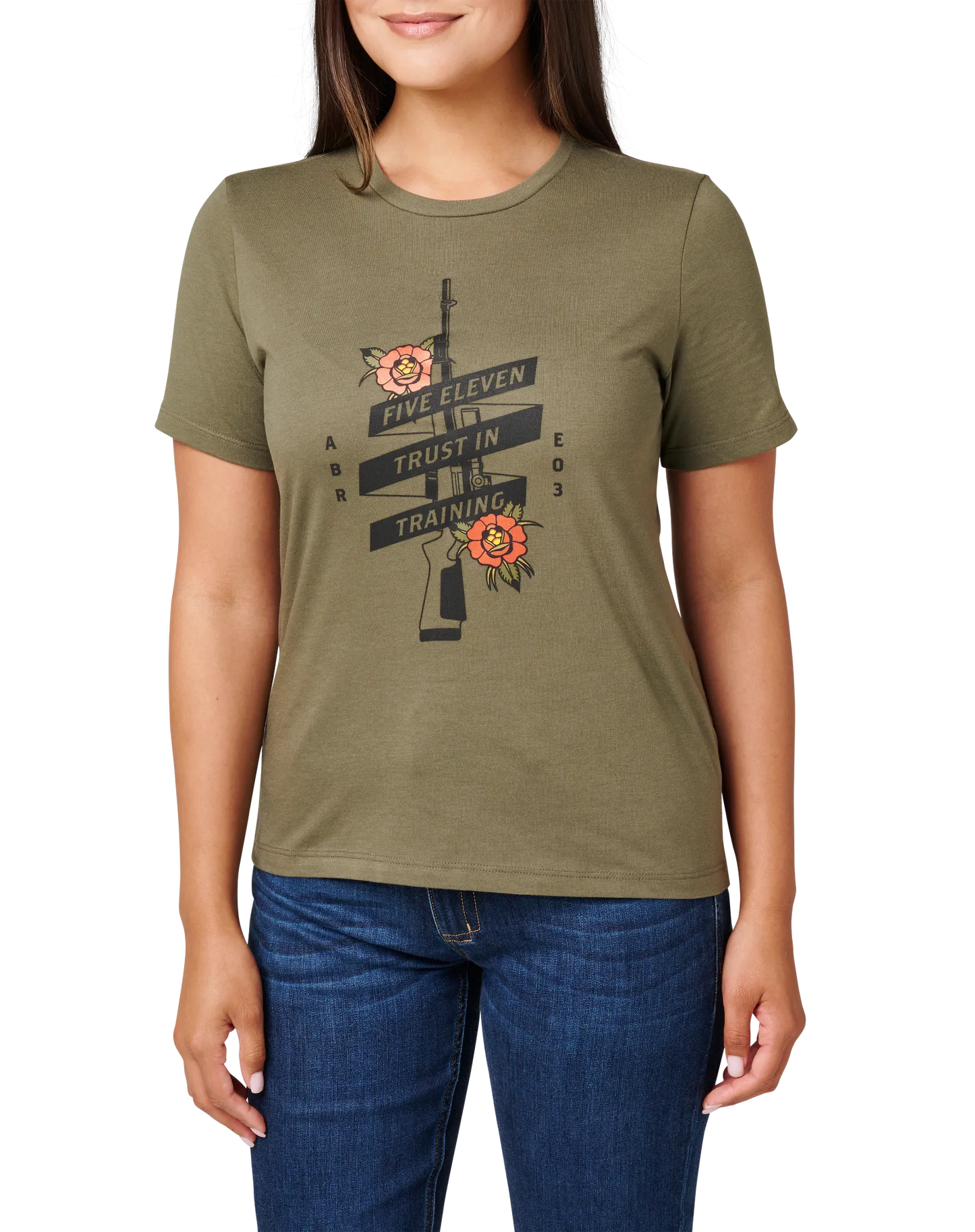 Women's Strong Aim Tee – Ranger Green