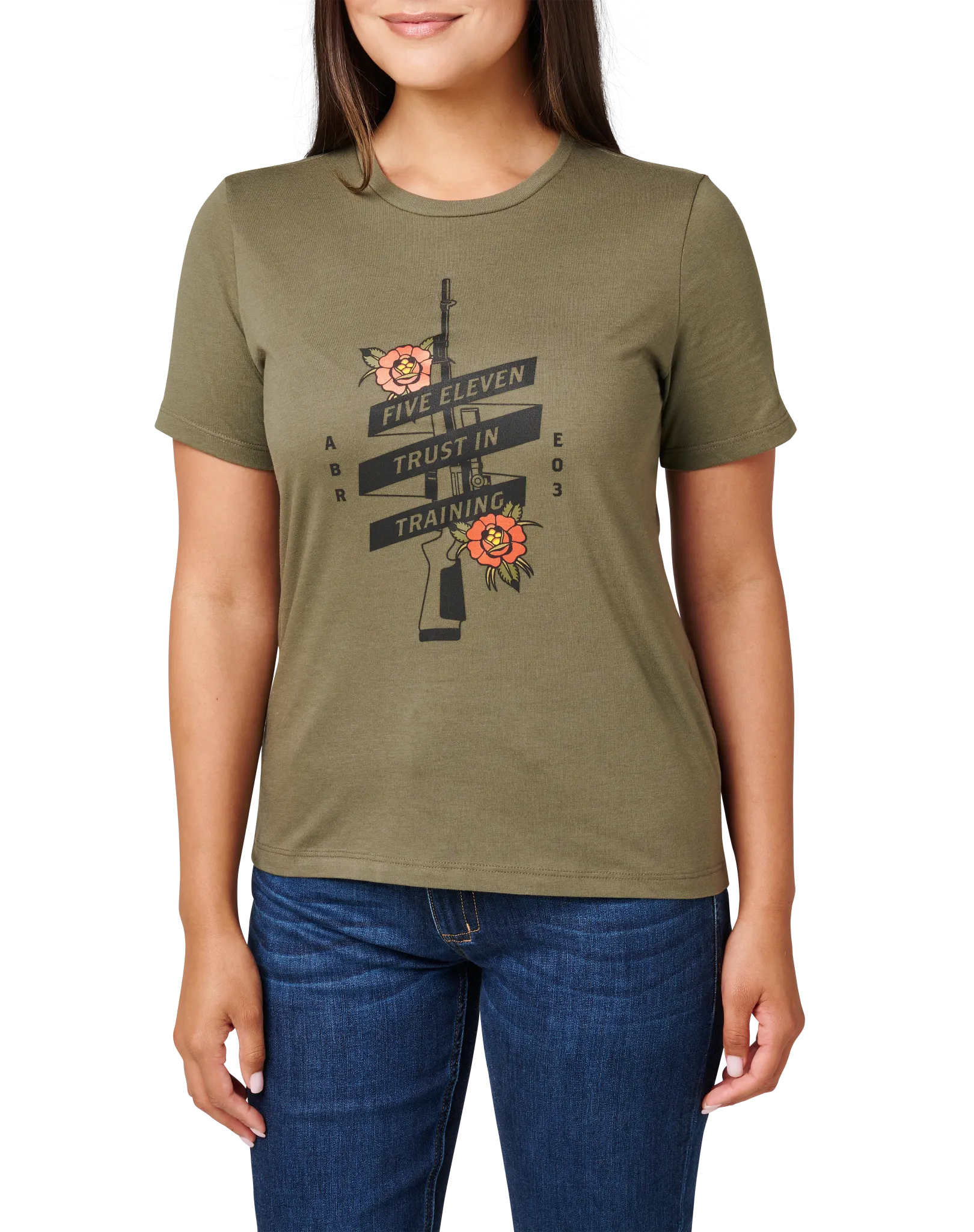 Women's Strong Aim Tee – Ranger Green