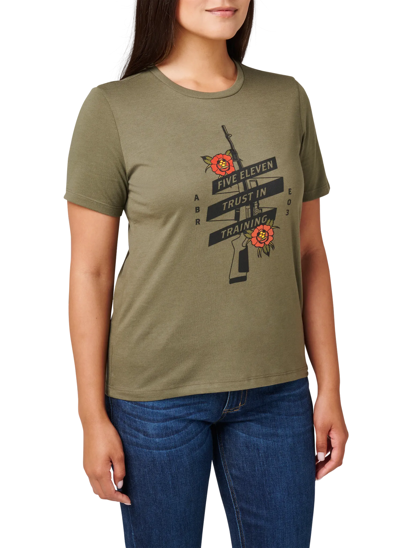 Women's Strong Aim Tee – Ranger Green