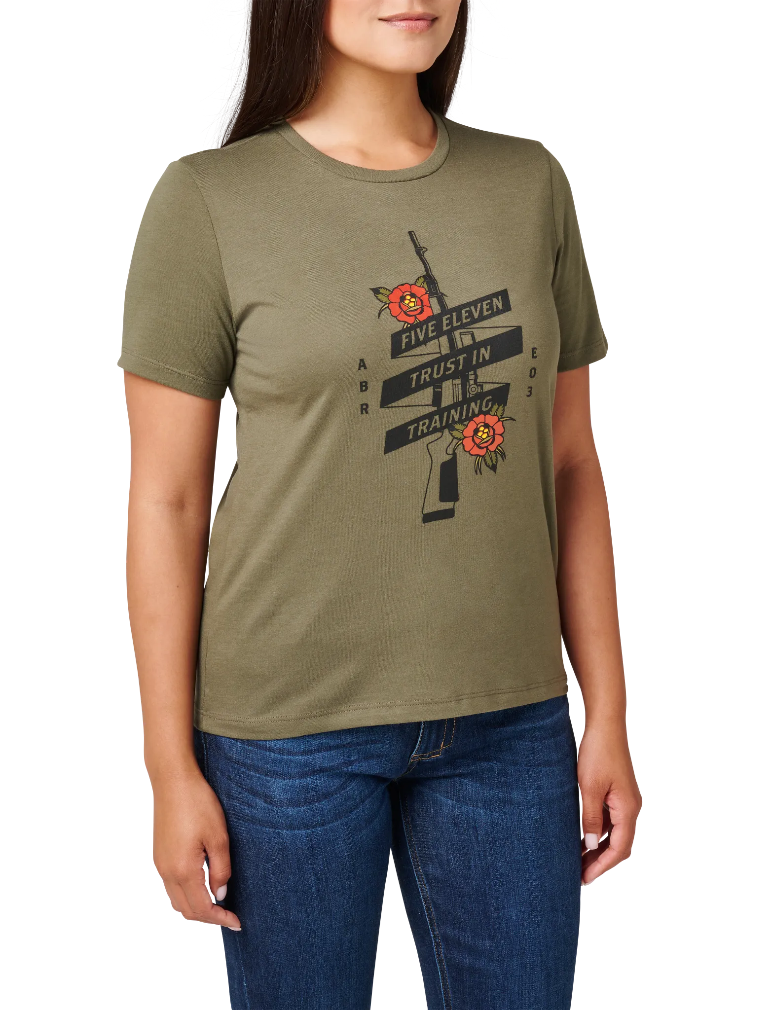 Women's Strong Aim Tee – Ranger Green