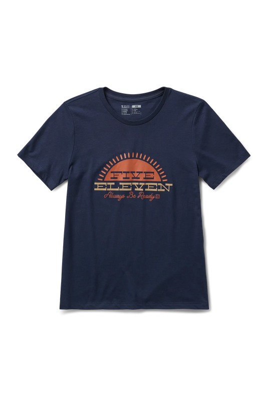Women's Shooters Sunset Short Sleeve Tee – Pacific Navy