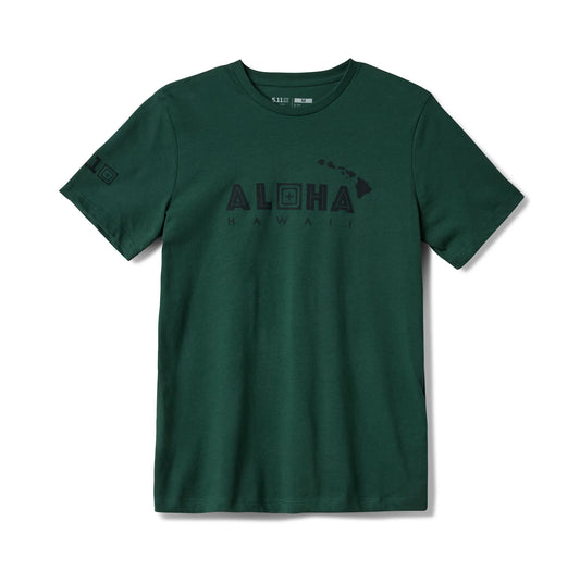 Women's Aloha Tee – Trekking Green