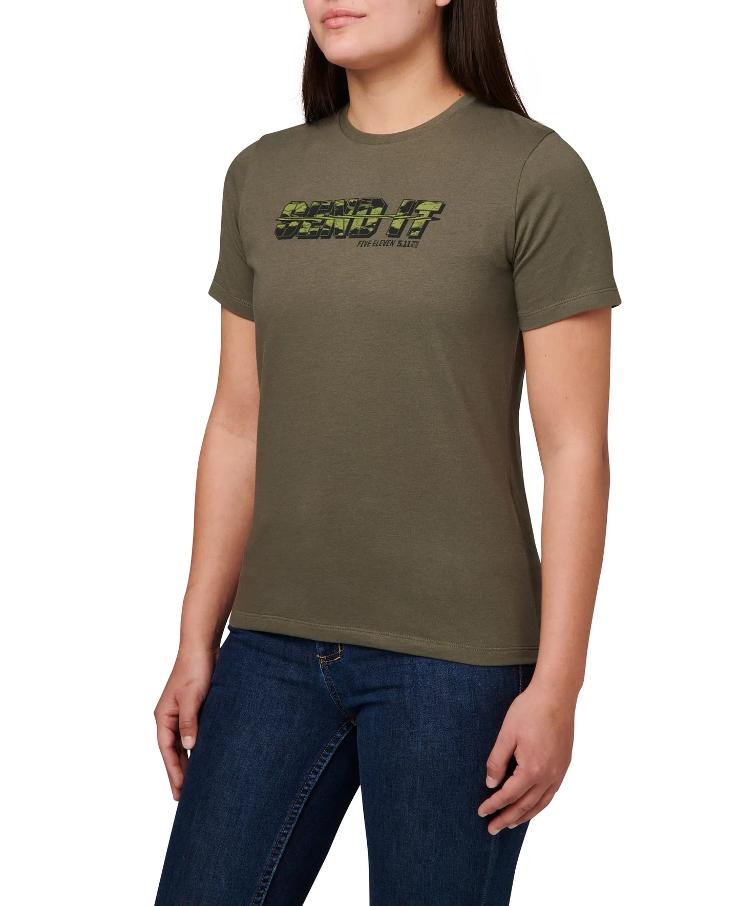 Send It Camo Tee – Ranger Green