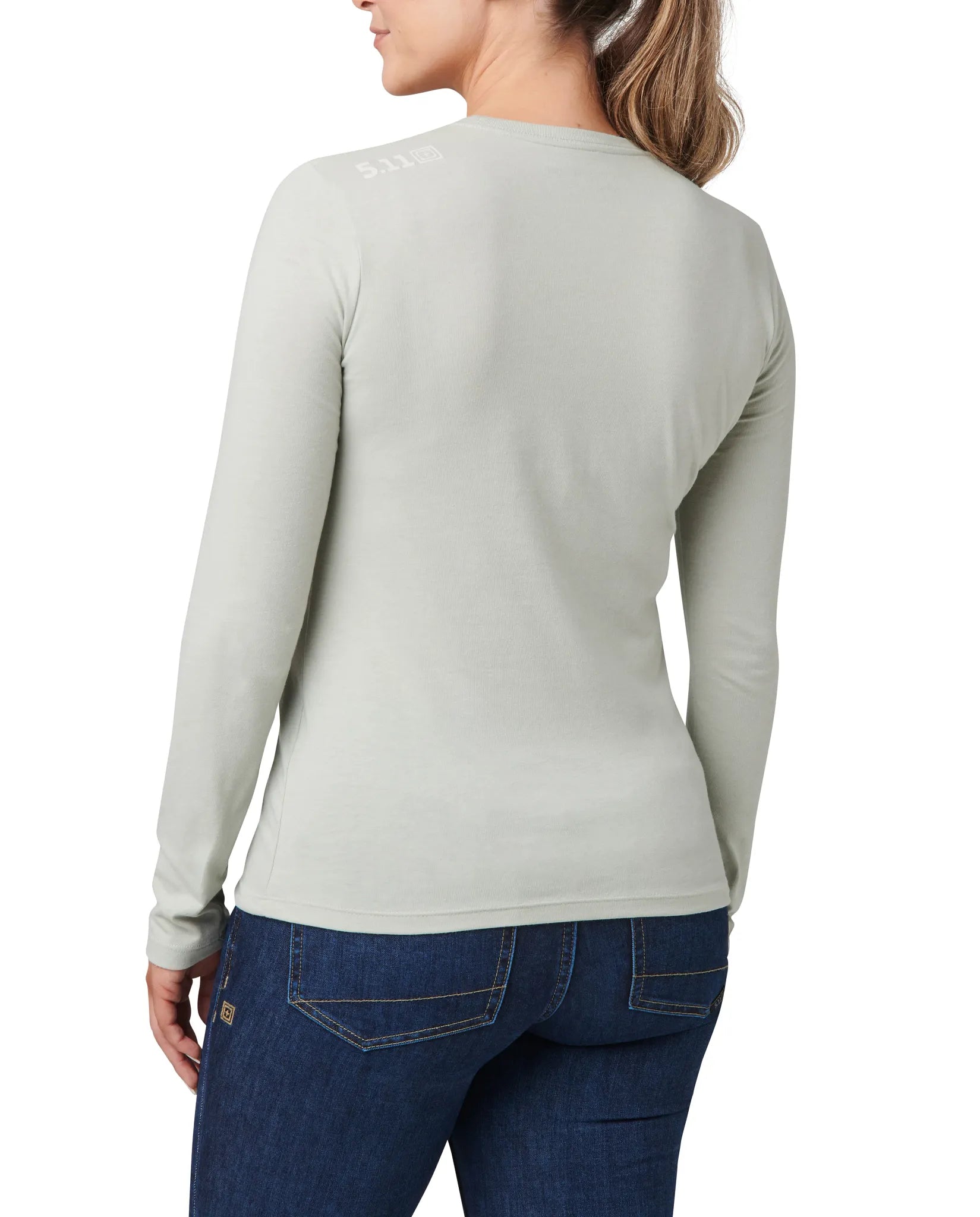 Women's Happy At The Range Long Sleeve Tee – Clean Sage