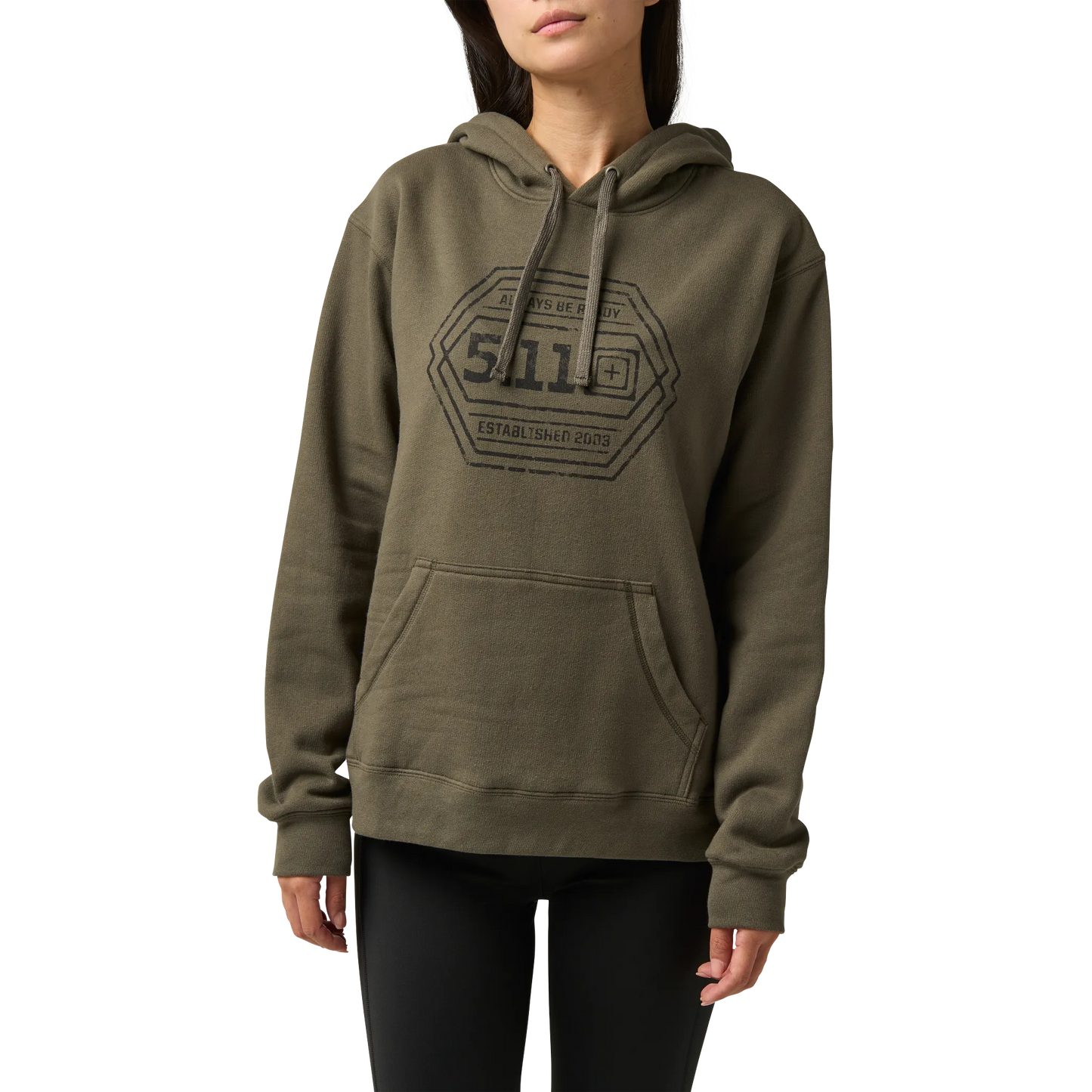 Women's Intricate Emblem Hoodie – Ranger Green