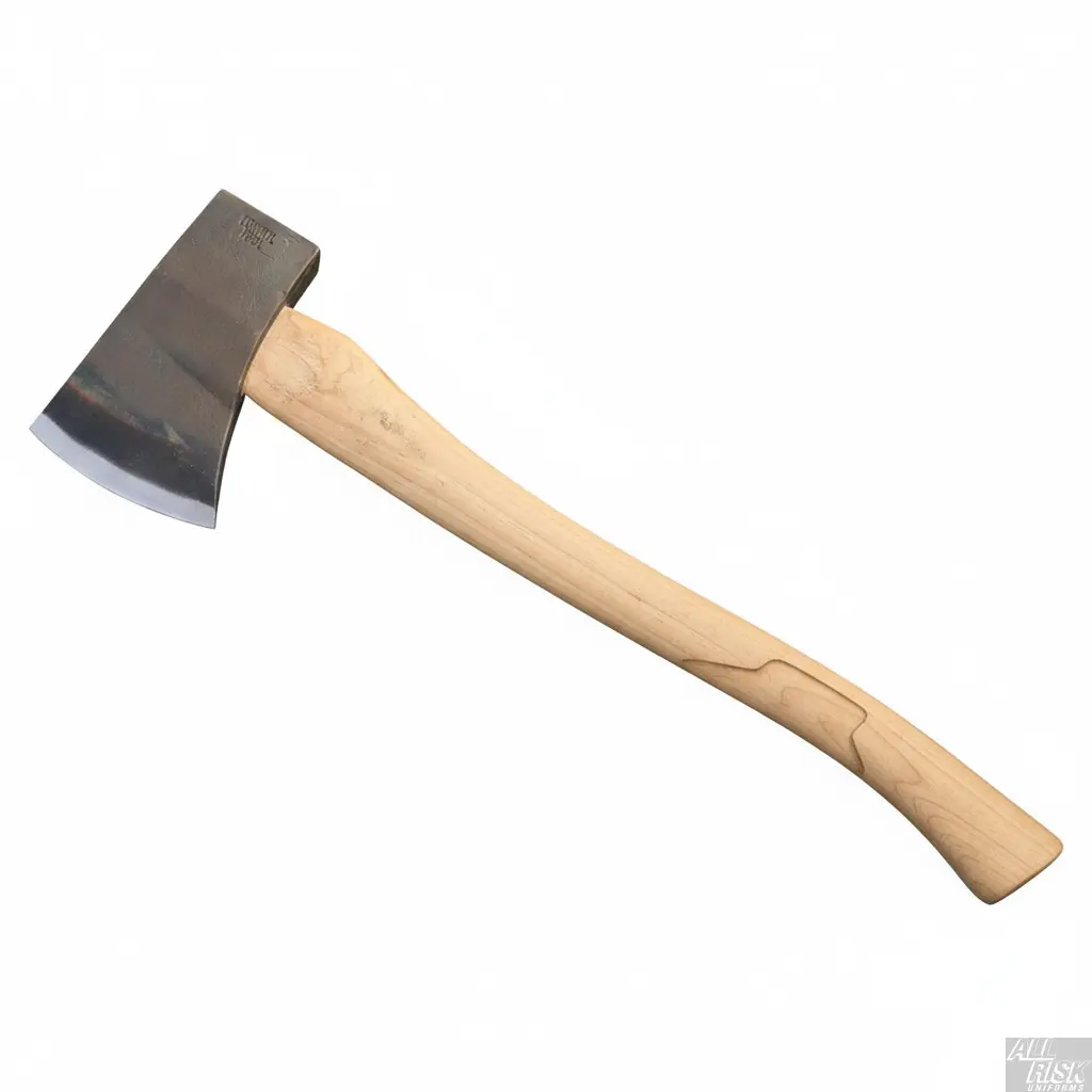 Council Tool 6lb flathead fire axe side profile - showing hickory handle and forged steel head with Halligan compatible design