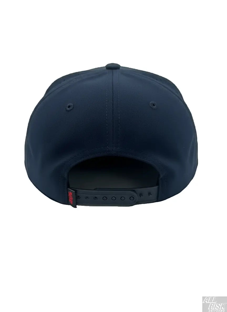CAL FIRE 7-panel dome athletic hat side view showing professional fit and construction