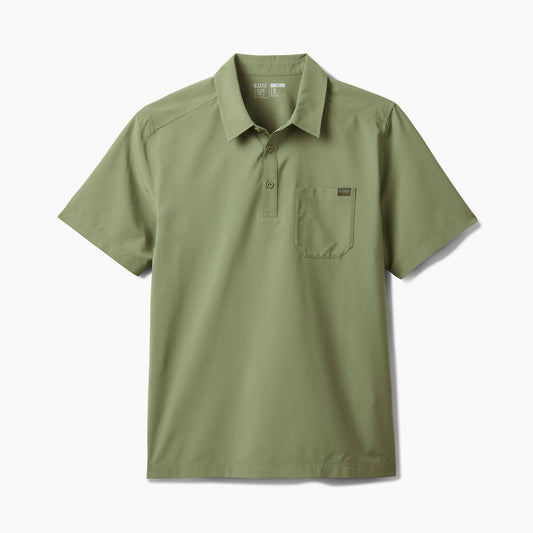 Flex Short Sleeve Polo – Covert Green