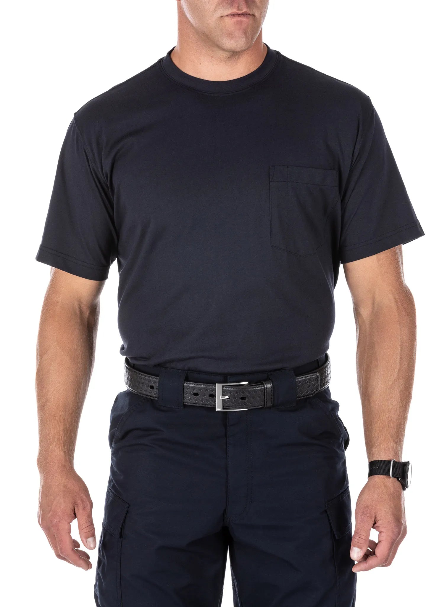 Professional Pocketed T-Shirt – Fire Navy