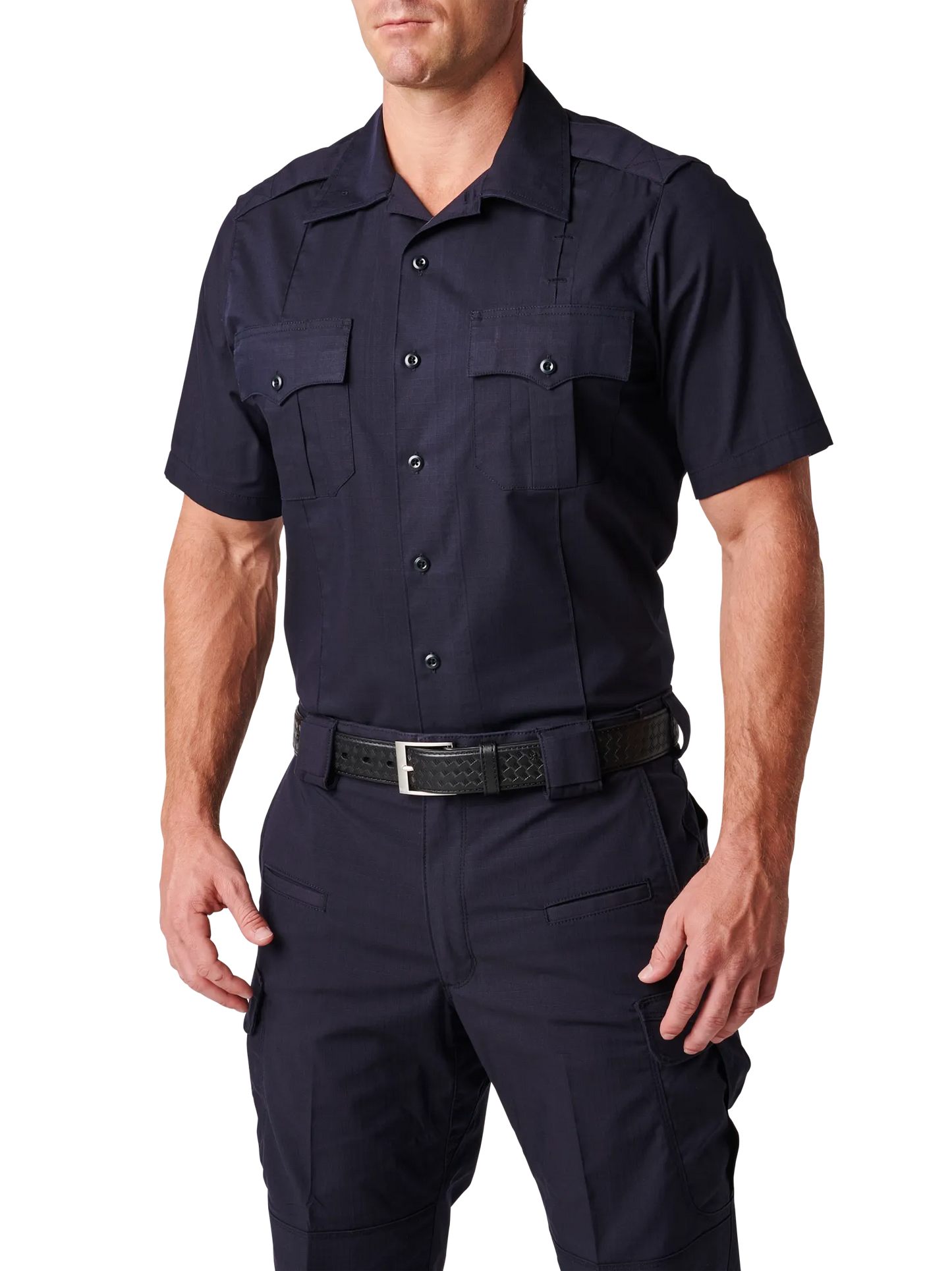 5.11 NYC Metro Stryke® Ripstop Short Sleeve Shirt – NYPD Navy