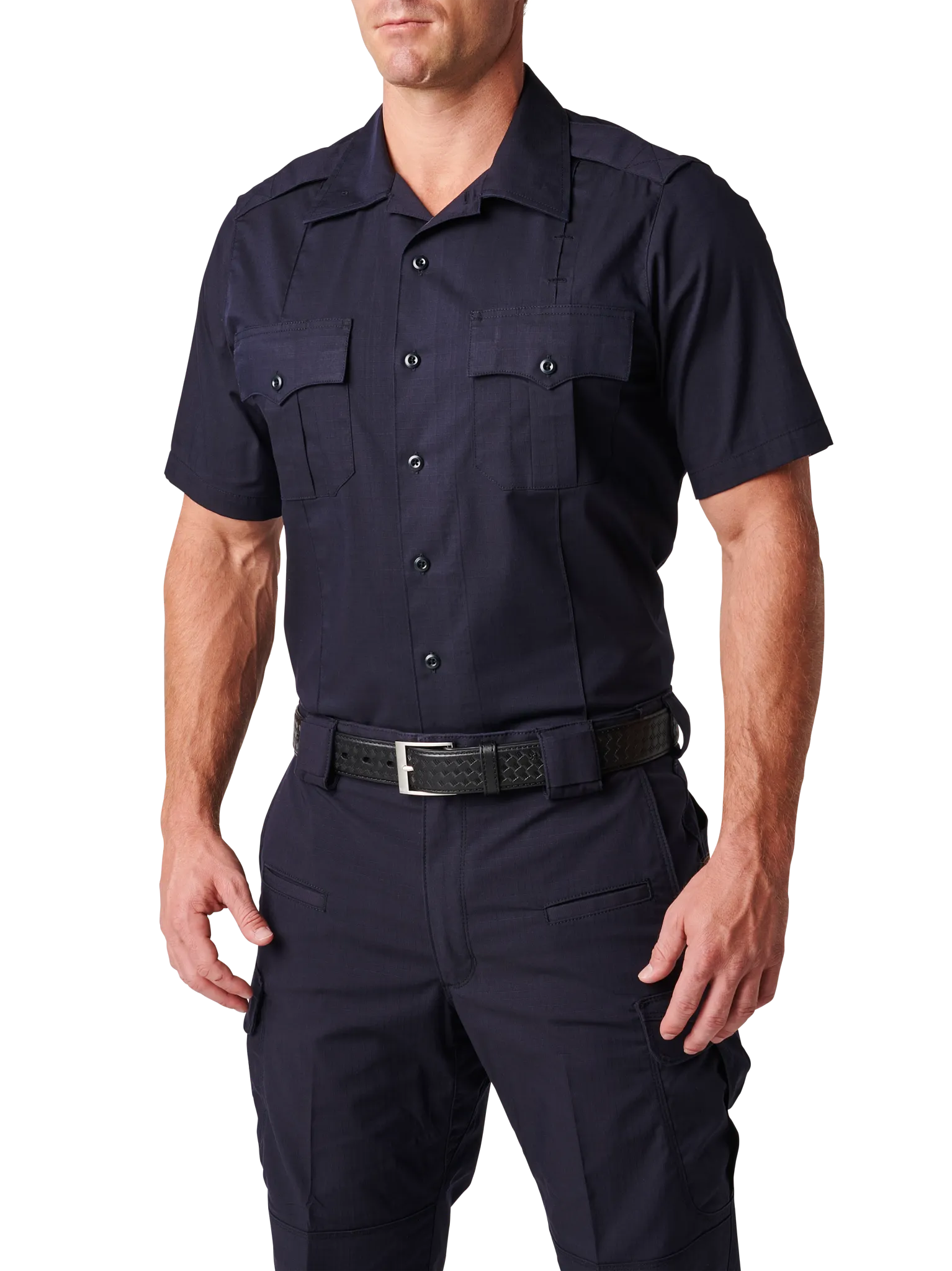 5.11 NYC Metro Stryke® Ripstop Short Sleeve Shirt – NYPD Navy