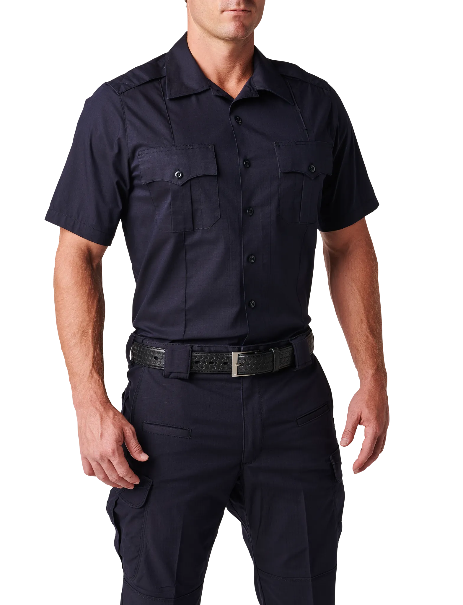 5.11 NYC Metro Stryke® Ripstop Short Sleeve Shirt – NYPD Navy