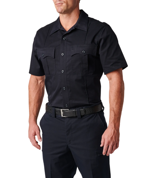 Mens Stryke Class A PDU Twill Short Sleeve Shirt – Midnight Navy
