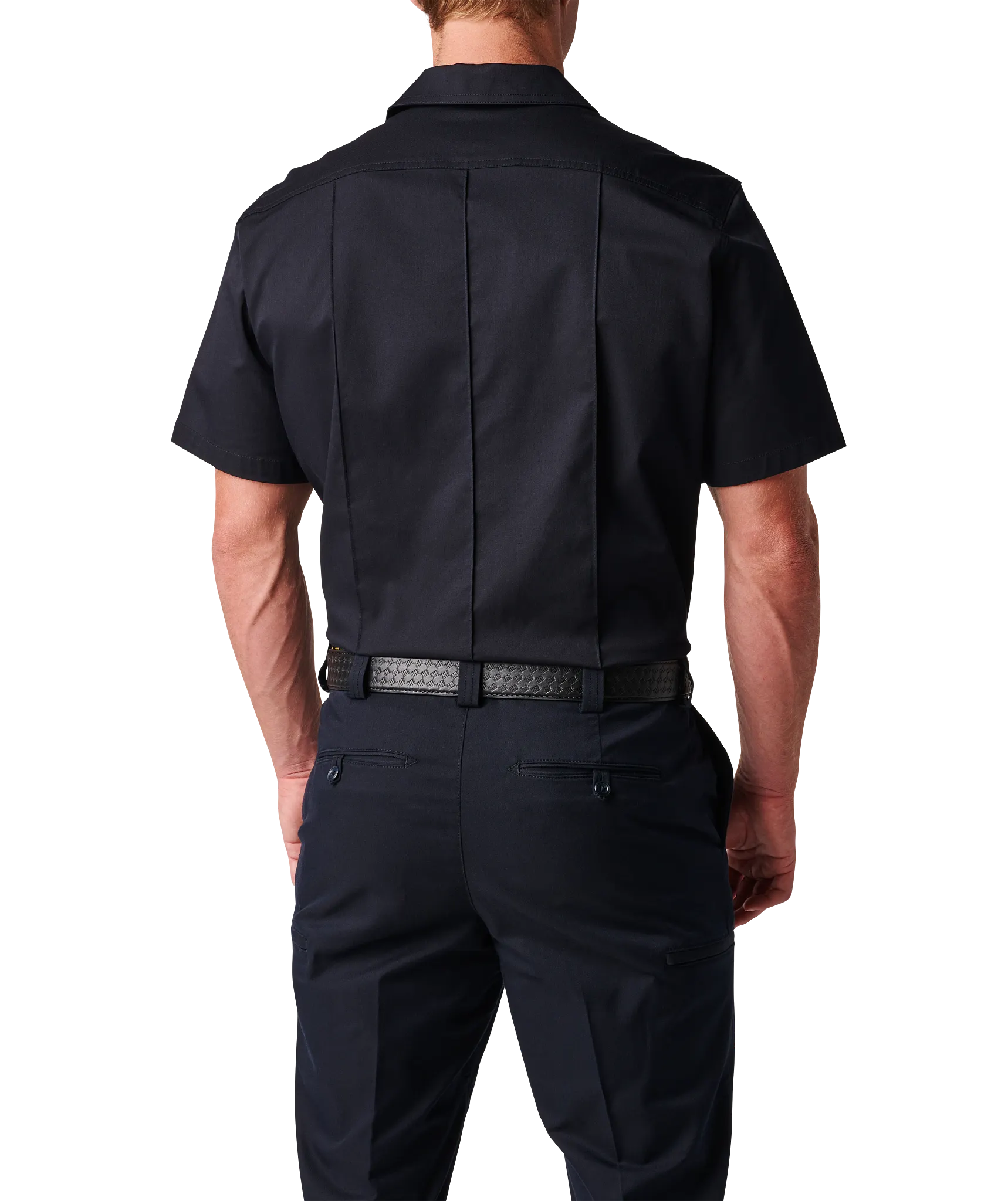 Mens Stryke Class A PDU Twill Short Sleeve Shirt – Midnight Navy