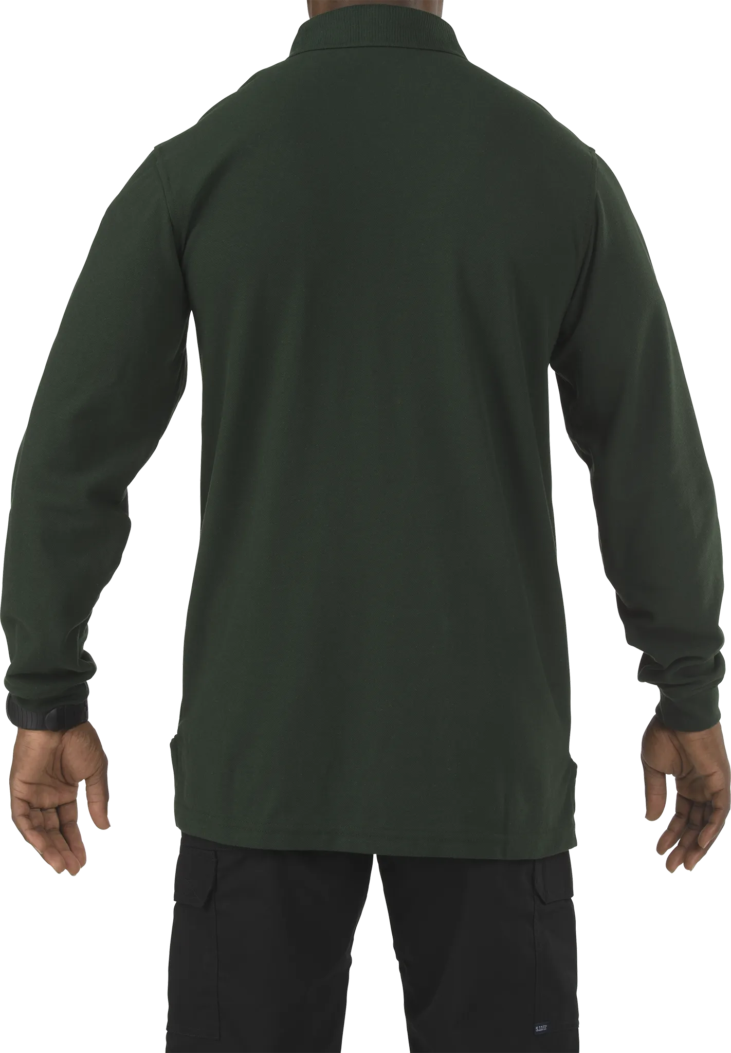 Utility Long Sleeve Polo – LE Green