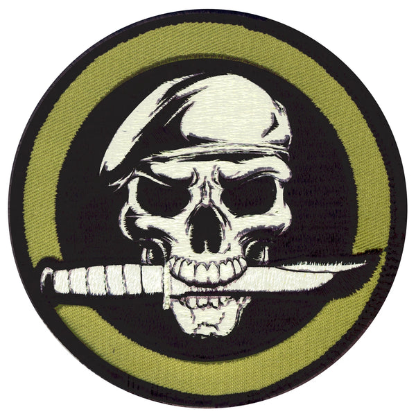 Rothco Military Skull &amp; Knife Morale Patch