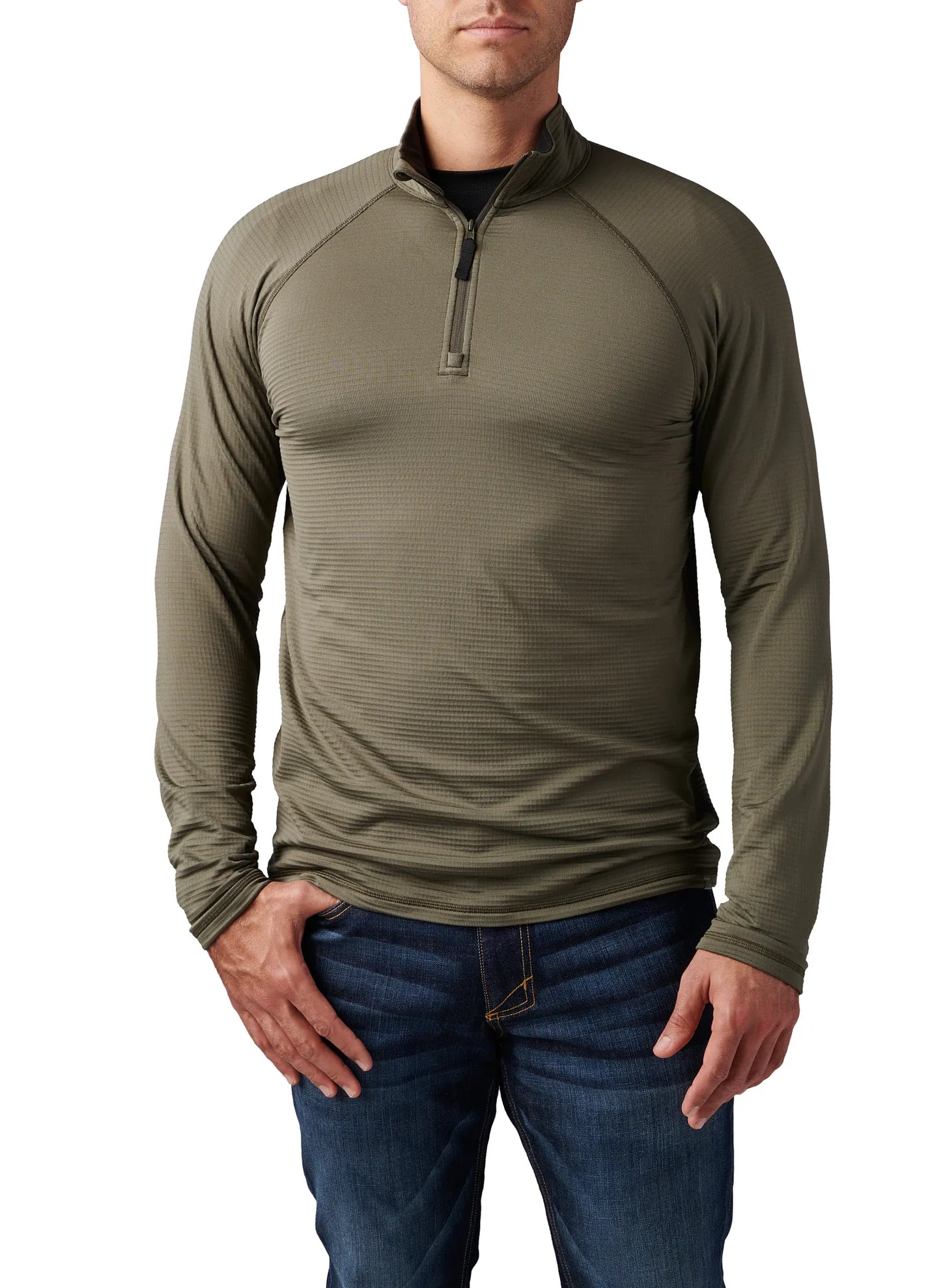 Stratos 1/4 Zip – Ranger Green