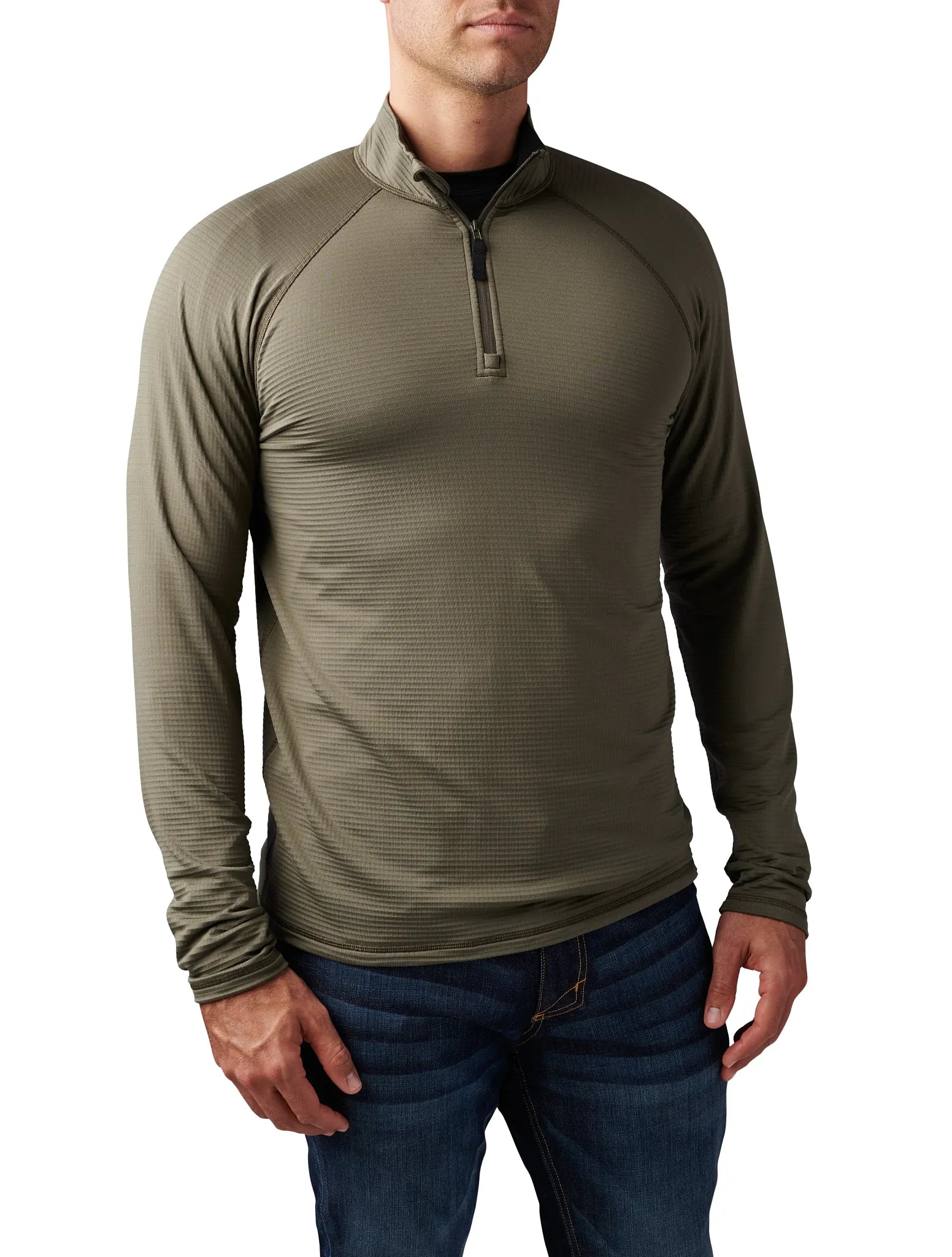 Stratos 1/4 Zip – Ranger Green
