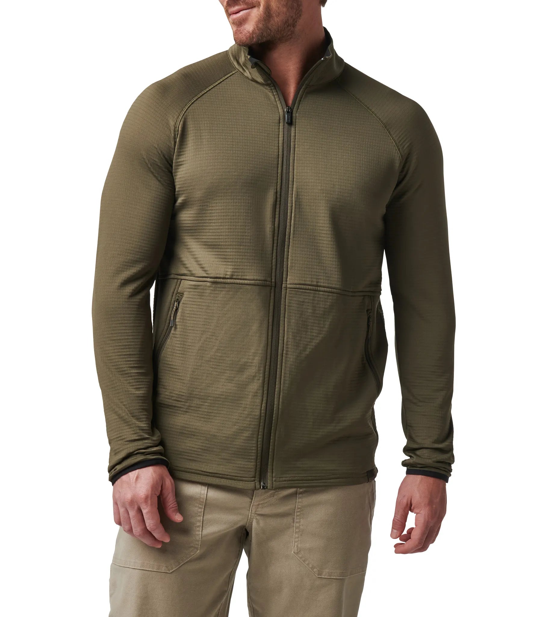Stratos Full Zip – Ranger Green
