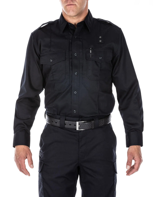 Twill PDU® Class B Long Sleeve Shirt – Midnight Navy